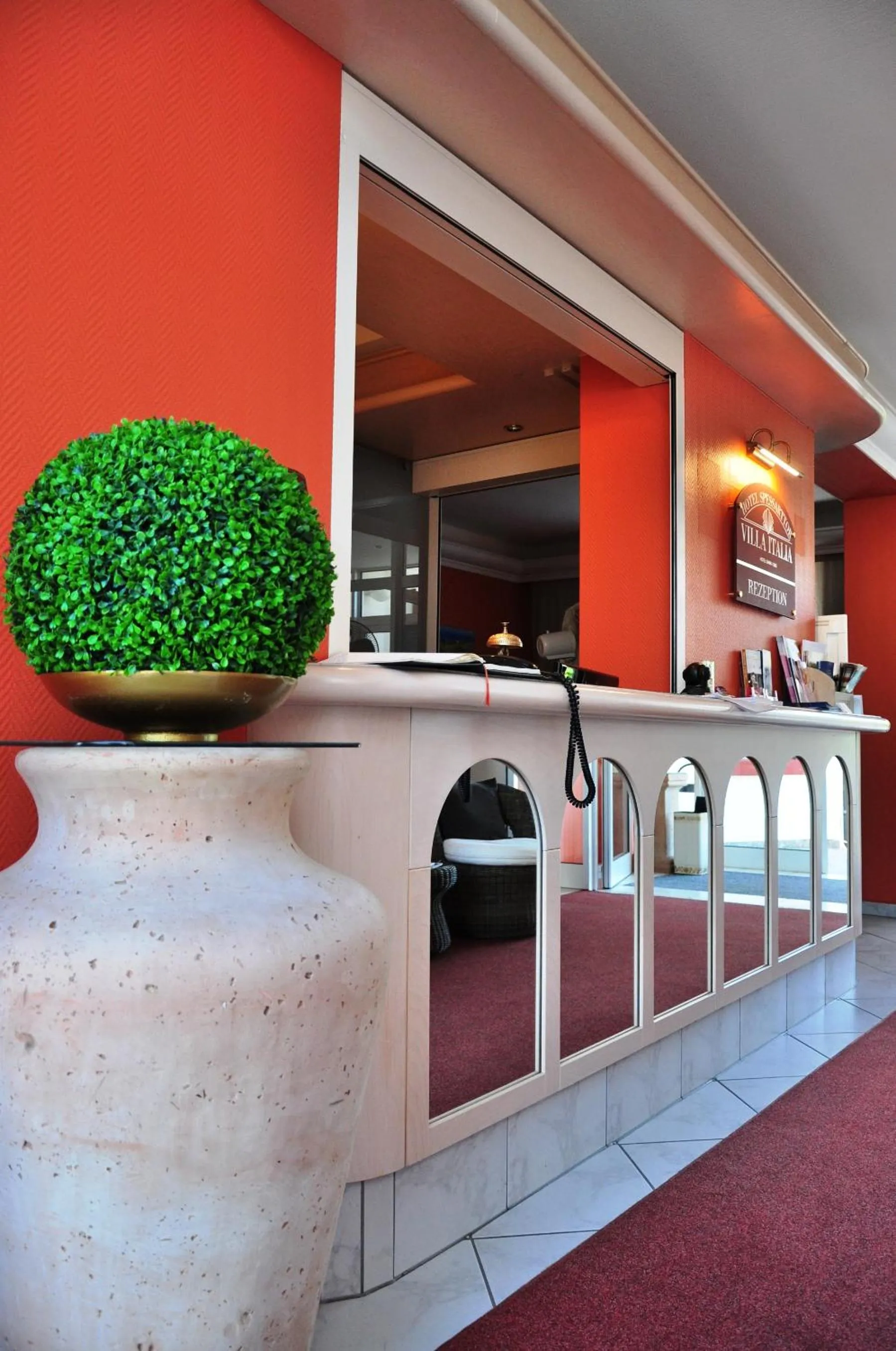 Lobby or reception in Häuser der Villa Italia