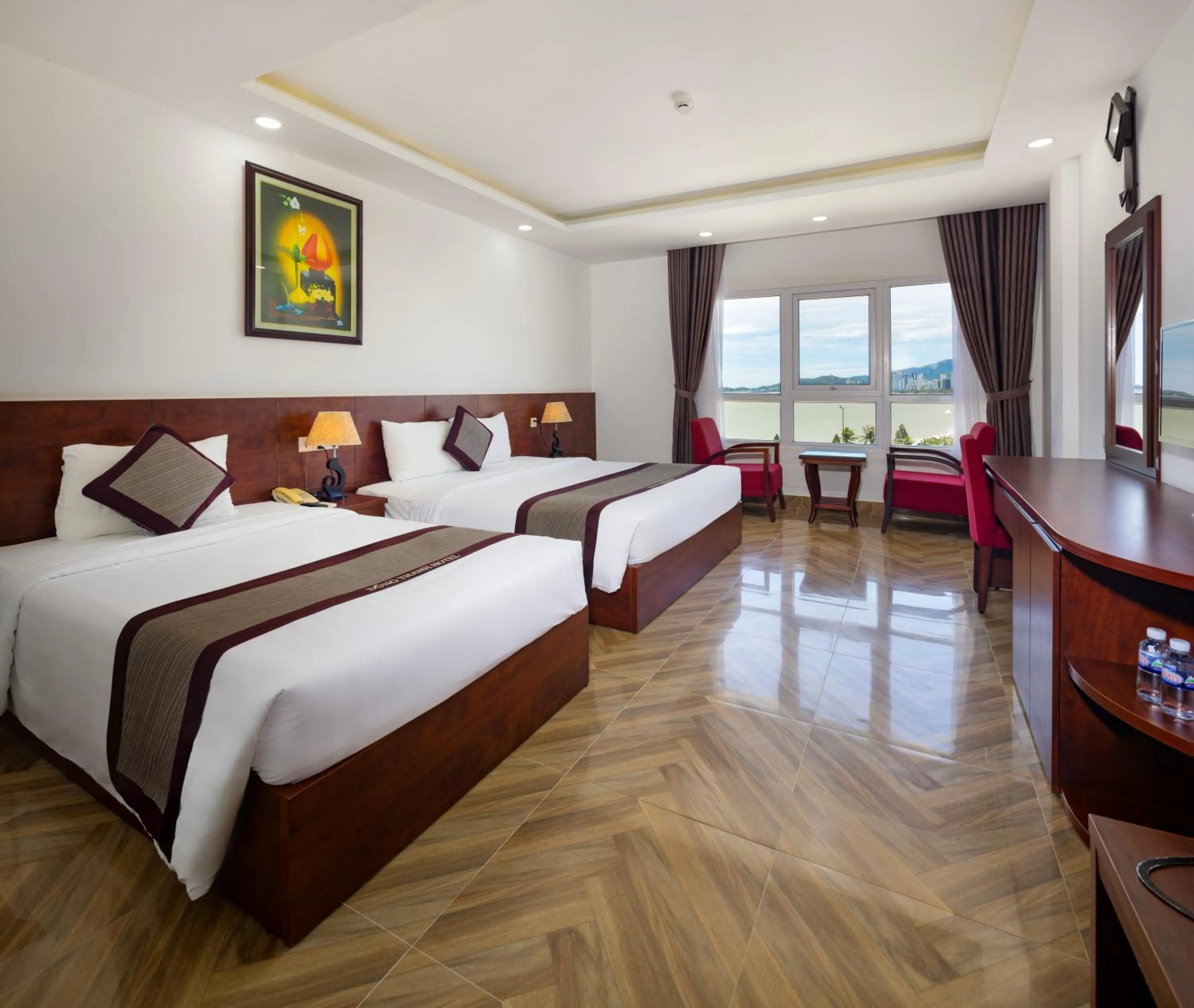 Bed in Gem Nha Trang Hotel