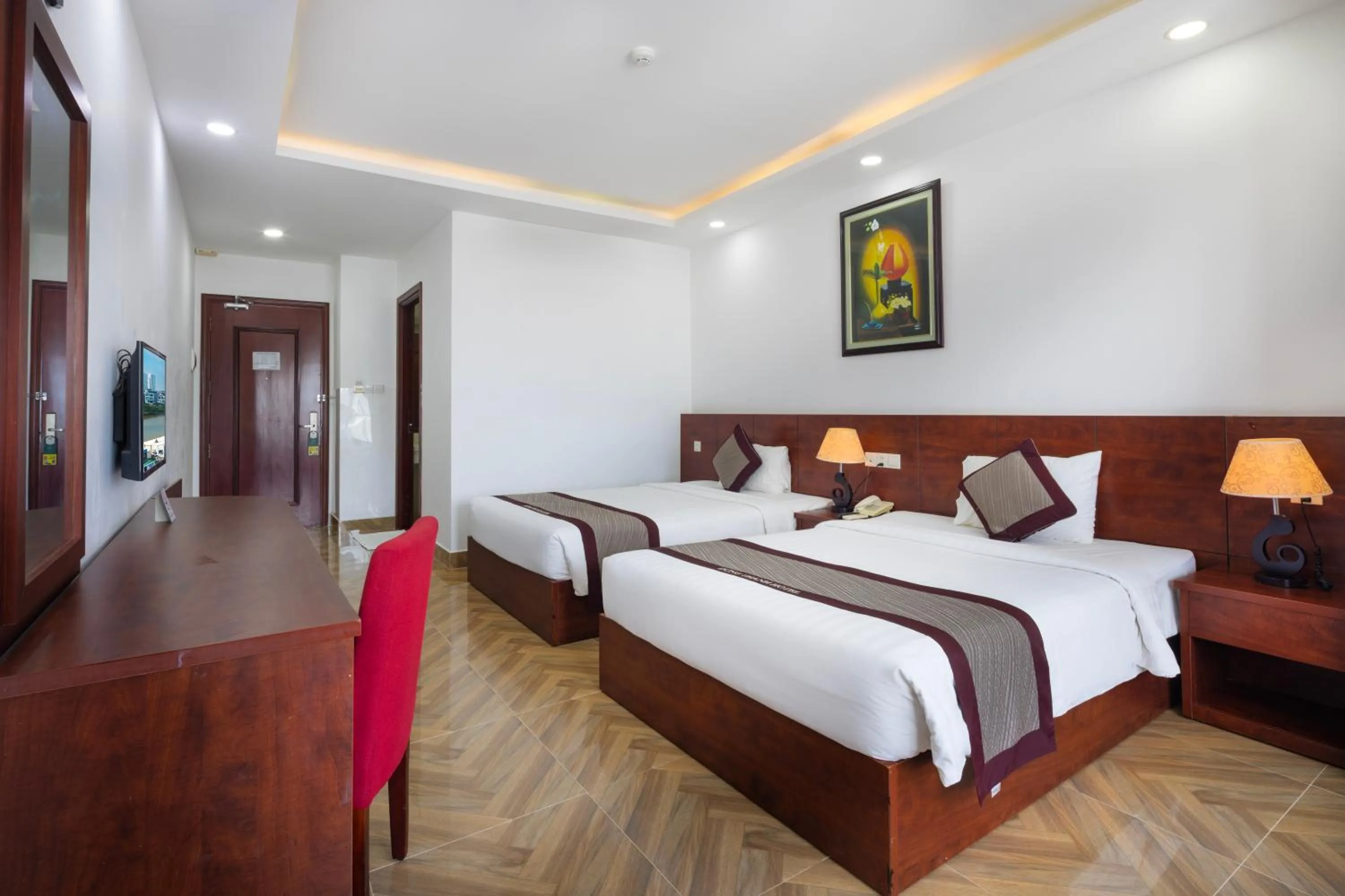 Photo of the whole room, Bed in Gem Nha Trang Hotel