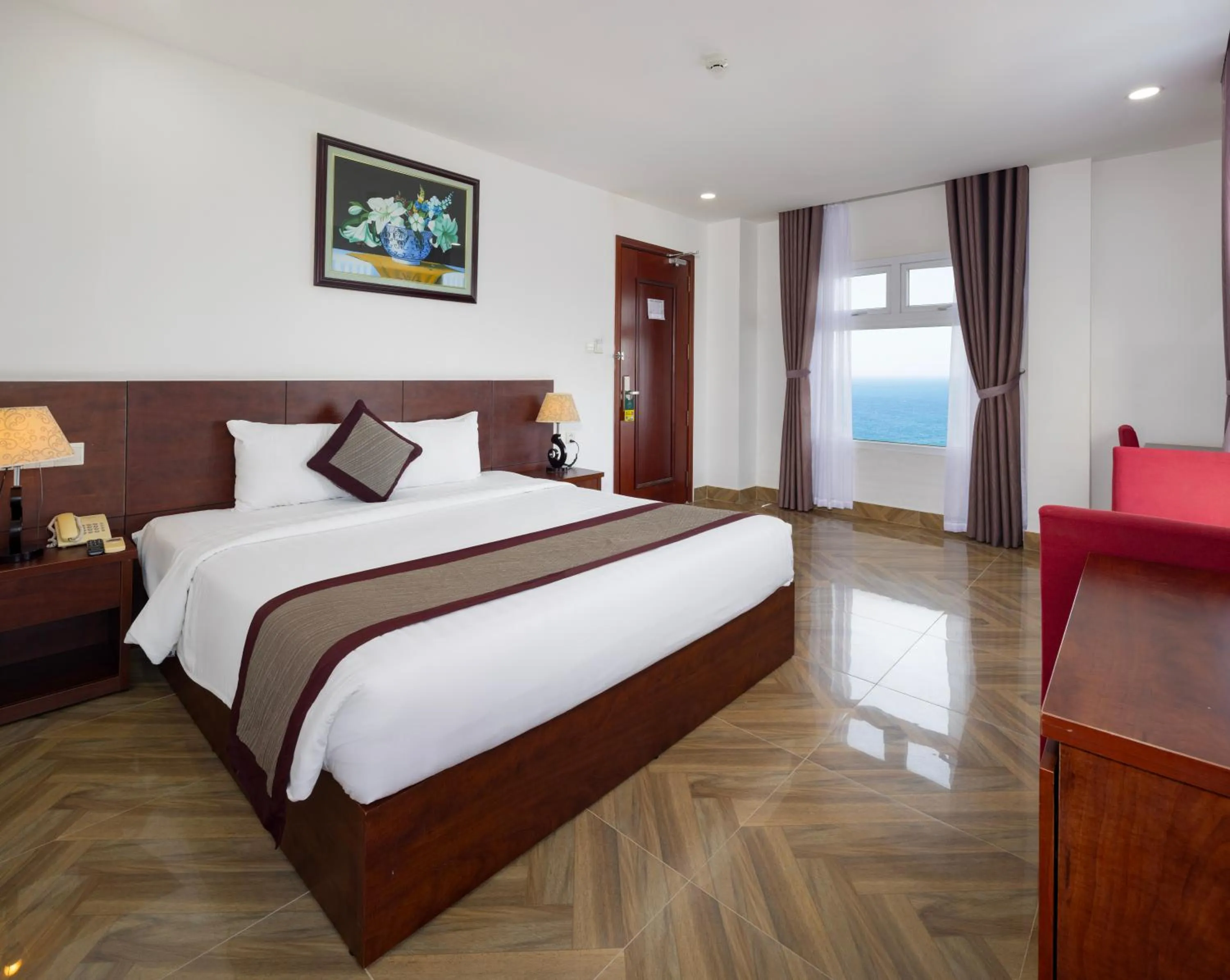 Bed in Gem Nha Trang Hotel