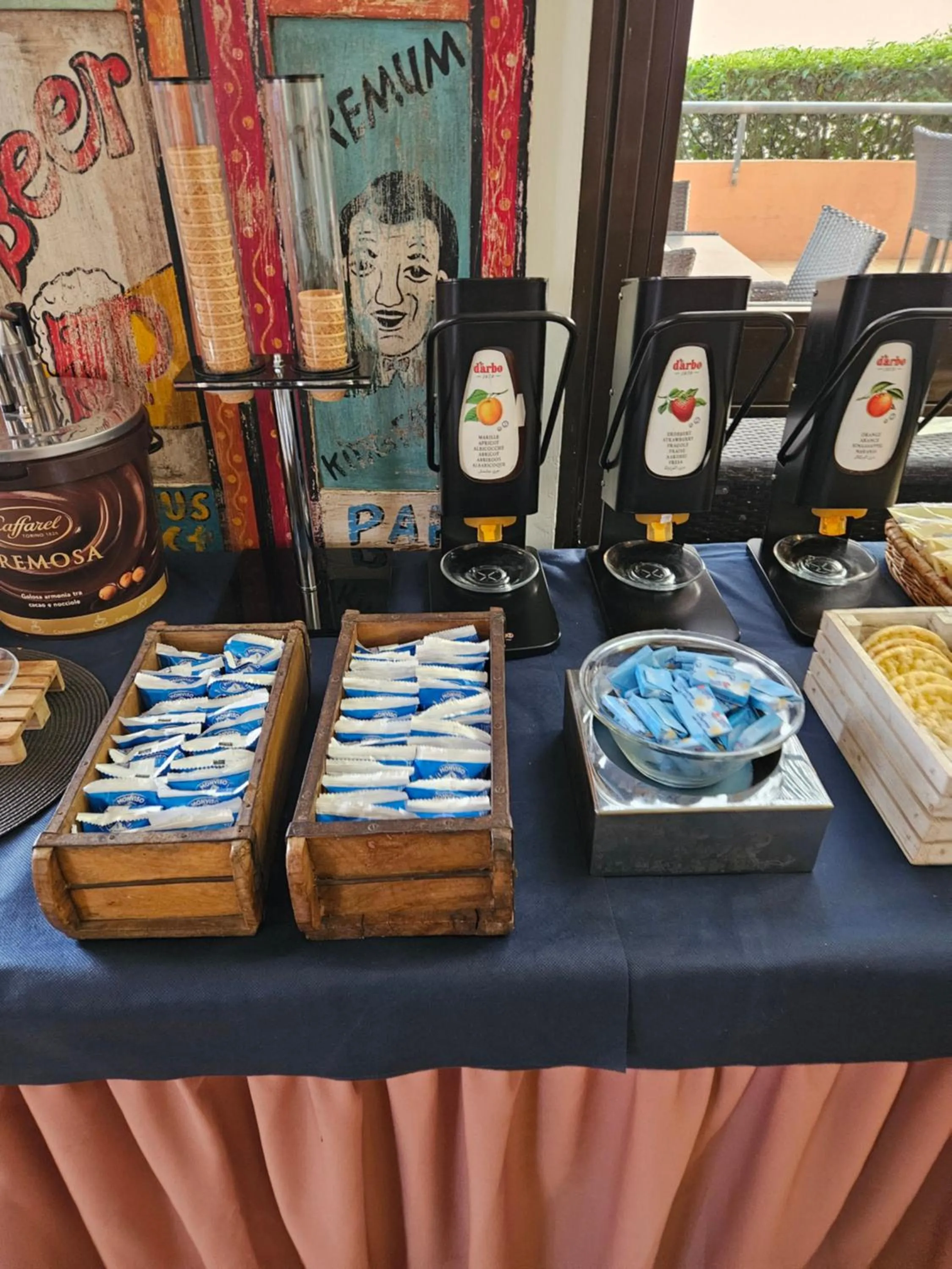 Breakfast in Hotel Le Tre Isole