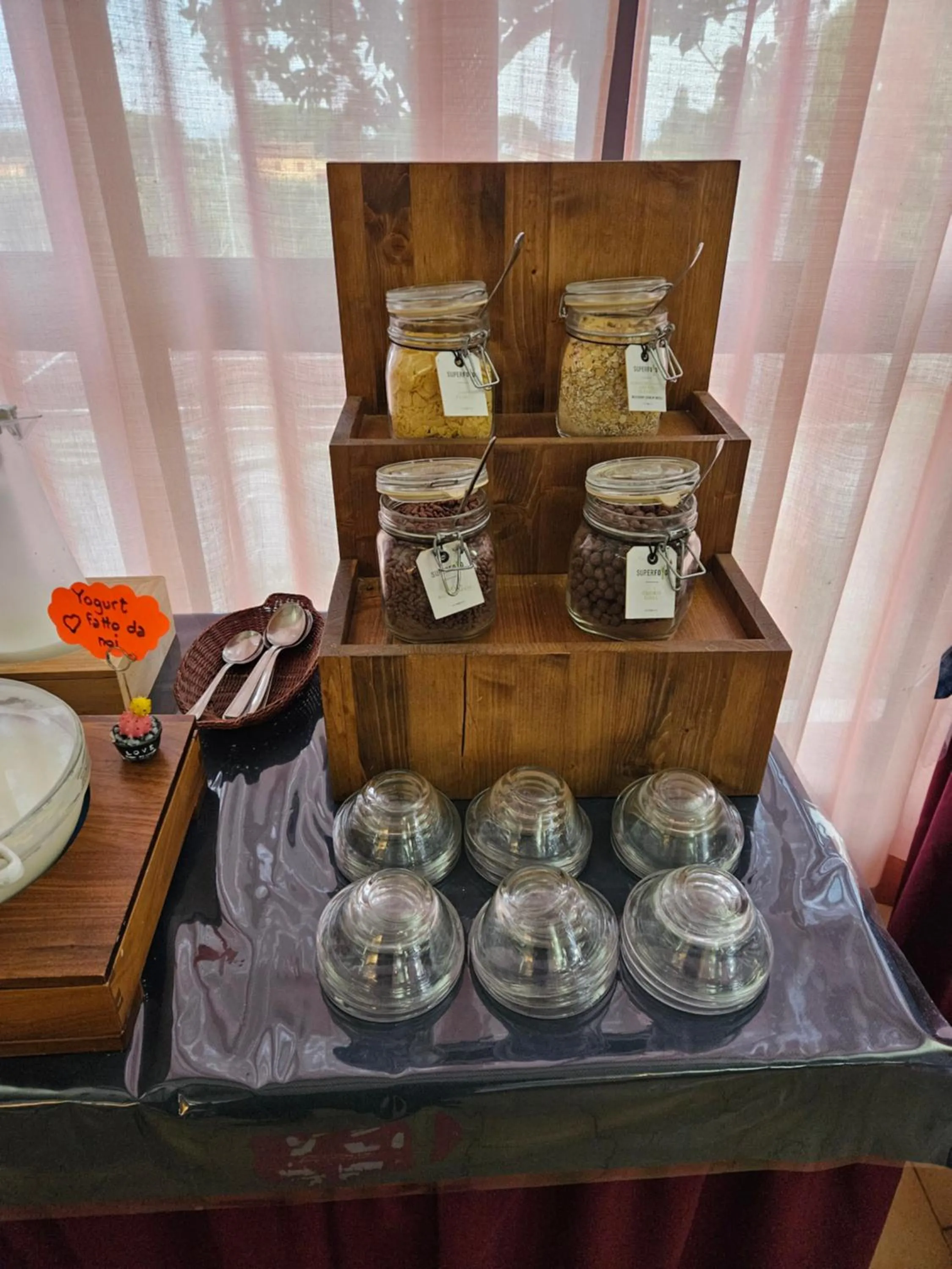 Breakfast in Hotel Le Tre Isole