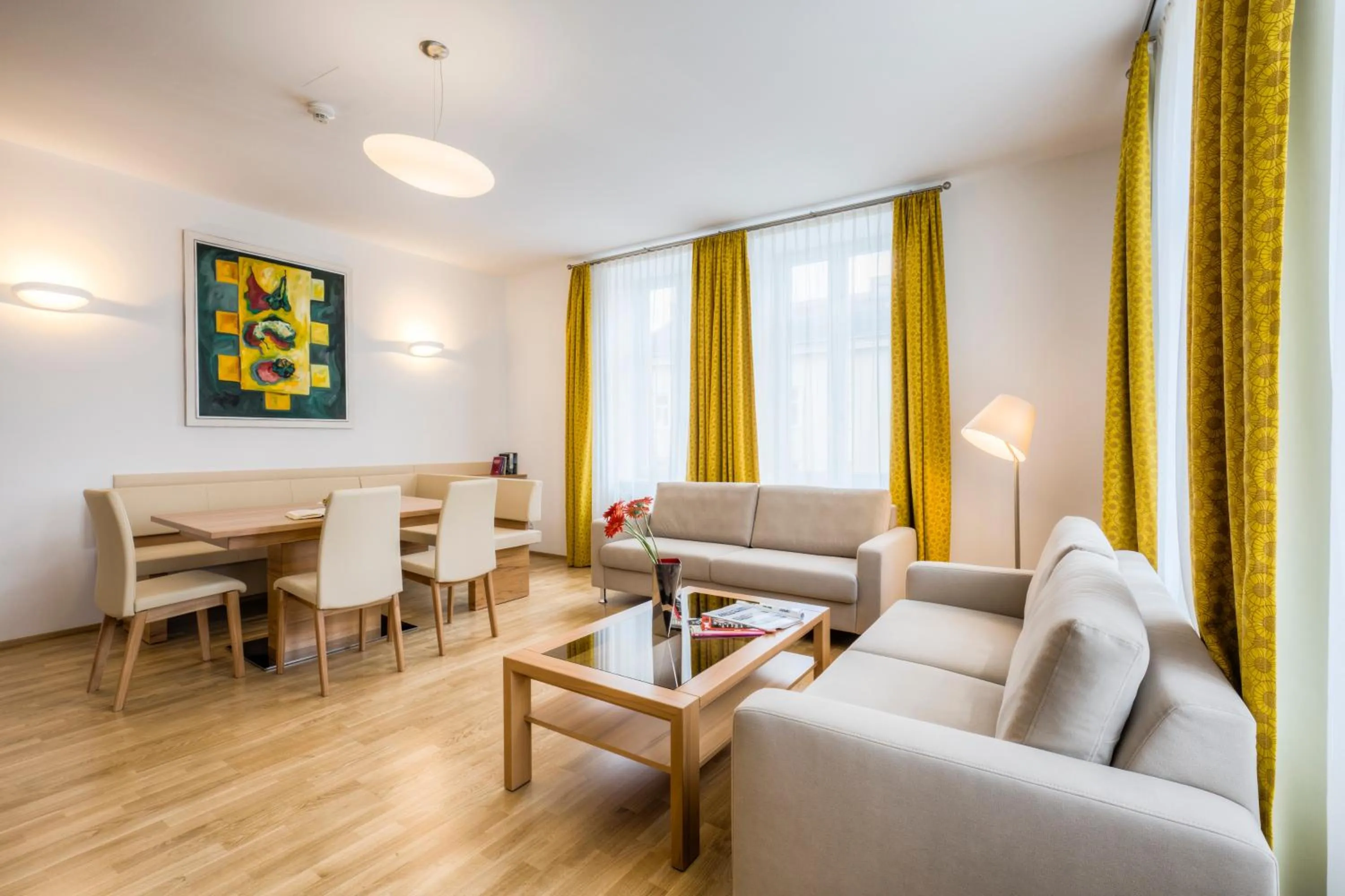 Living room in Vienna Grand Apartments City