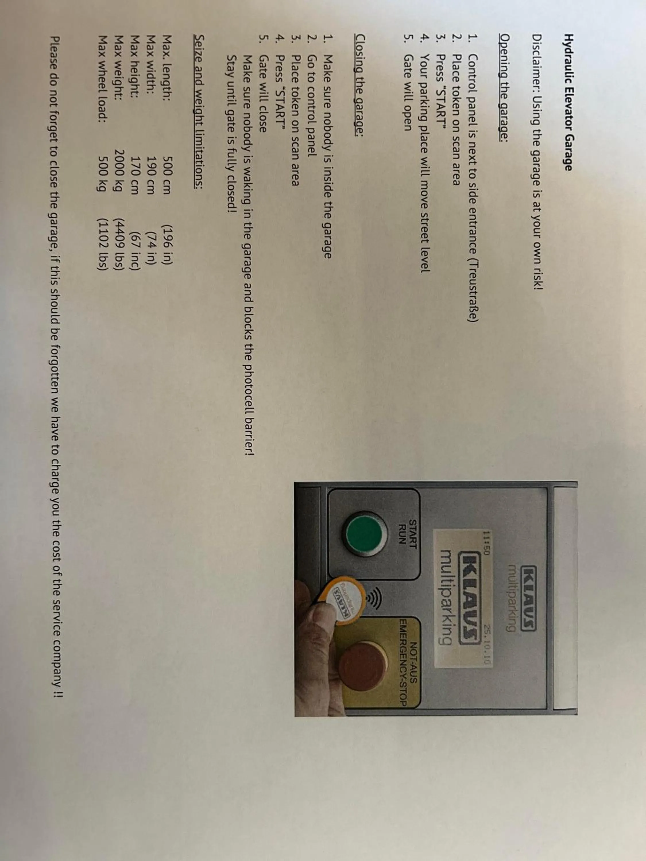 Parking in Vienna Grand Apartments City