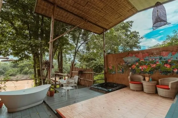 Patio in Nan De Panna Resort and Spa