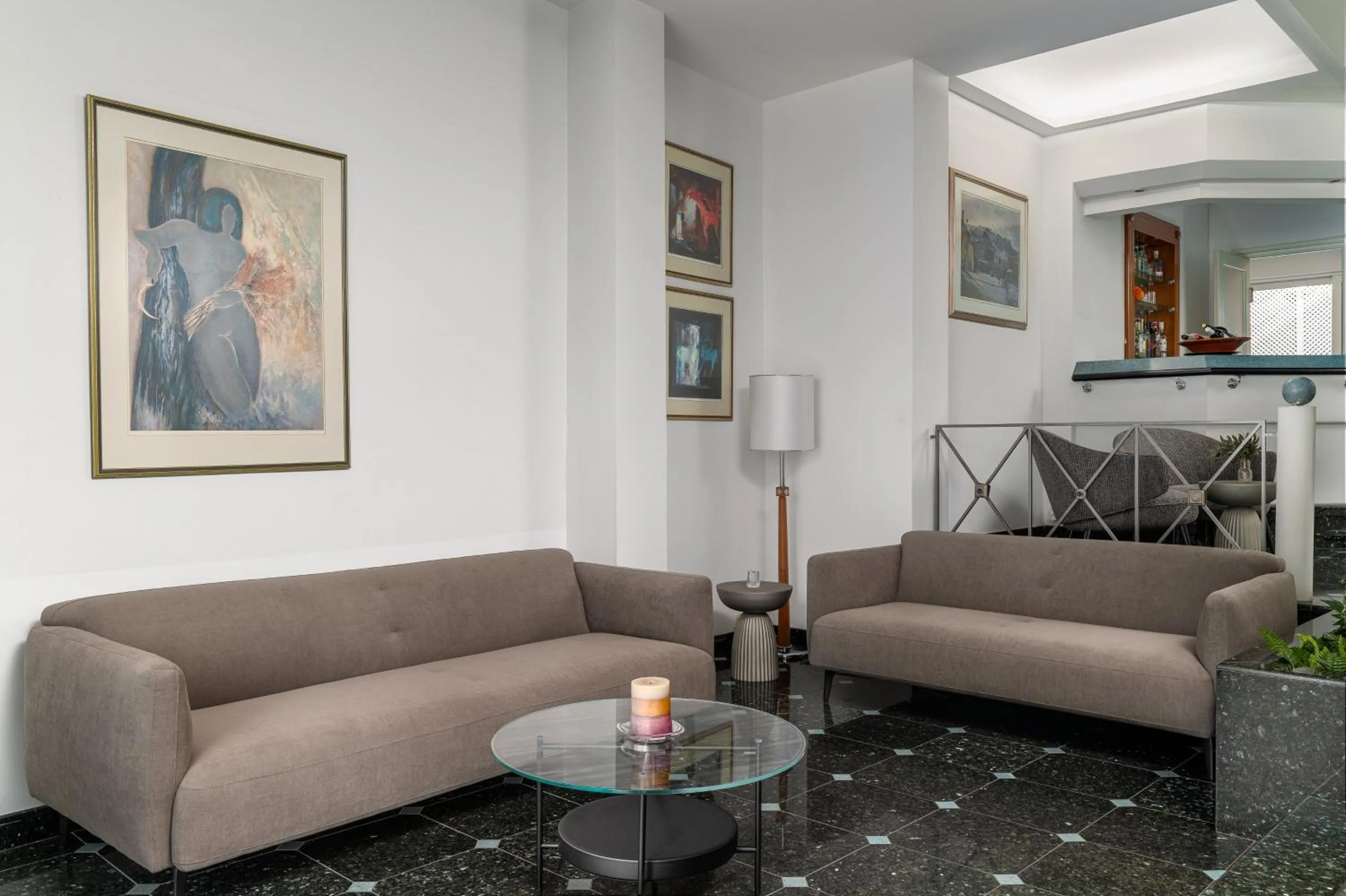 Lounge or bar in Athos Hotel