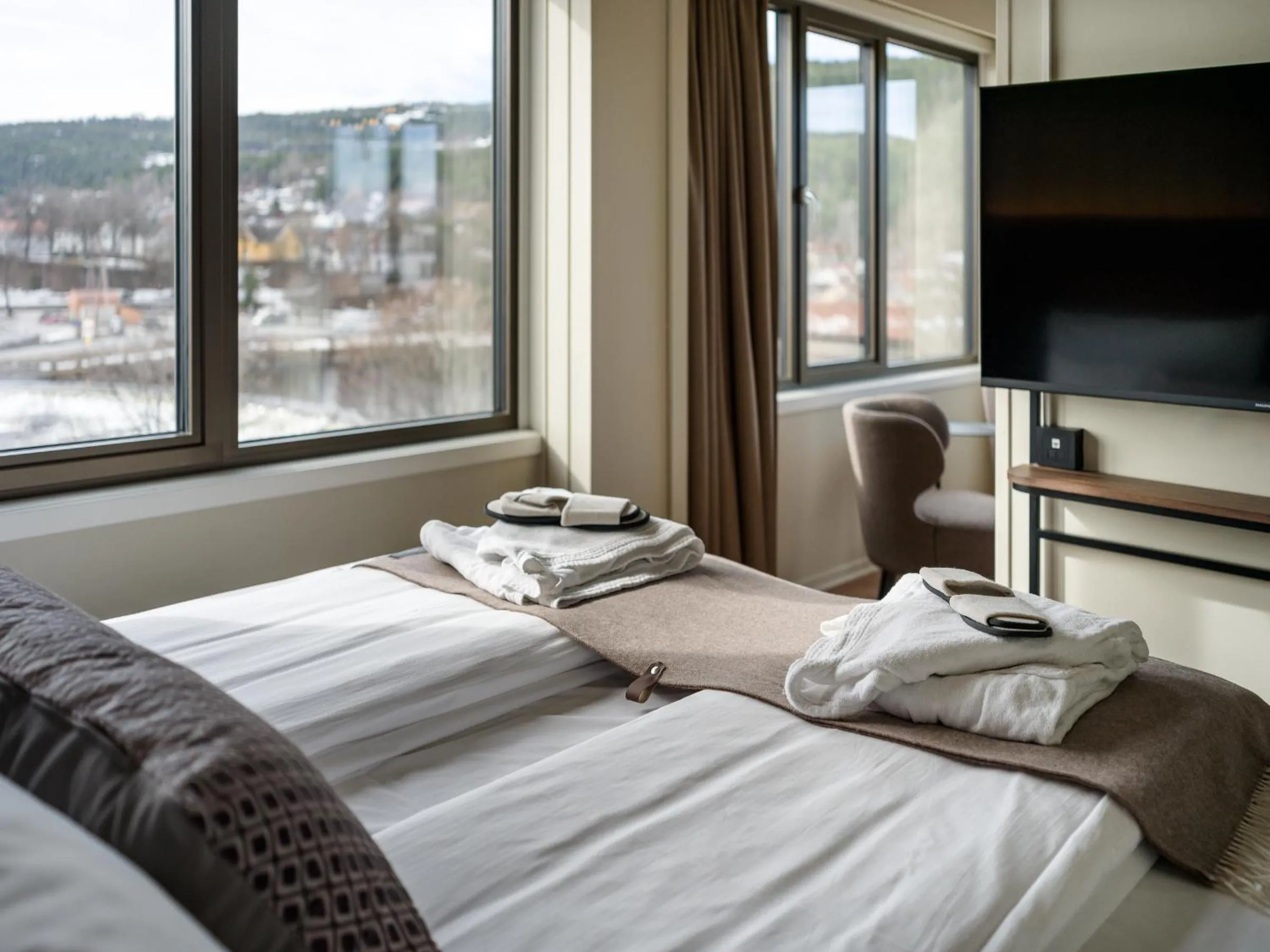 Bed in Quality Hotel Grand Kongsberg
