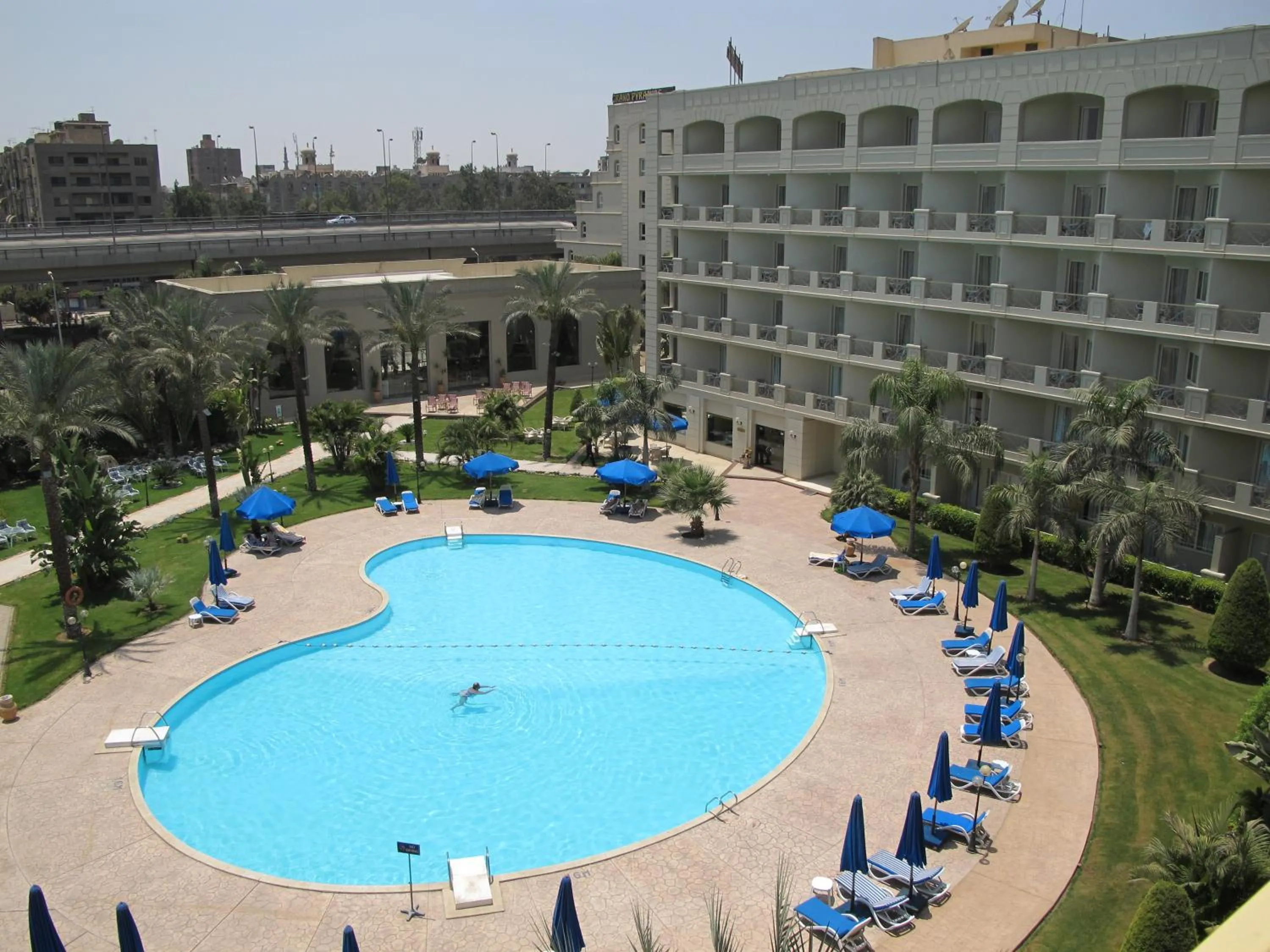 Swimming pool in Grand Pyramids Hotel