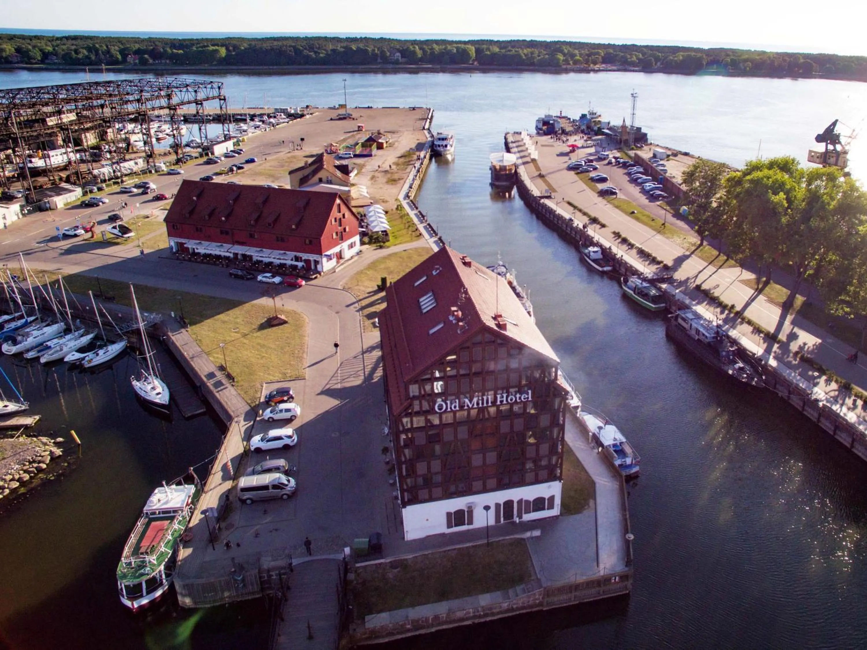 Bird's eye view in Old Mill Hotel