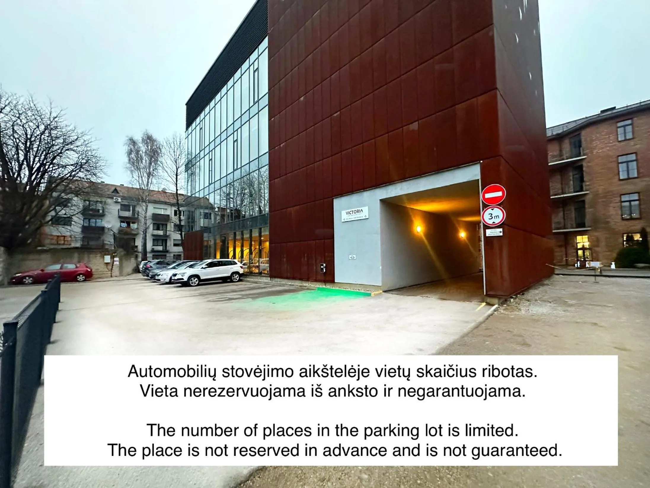 Parking in VICTORIA Hotel Kaunas