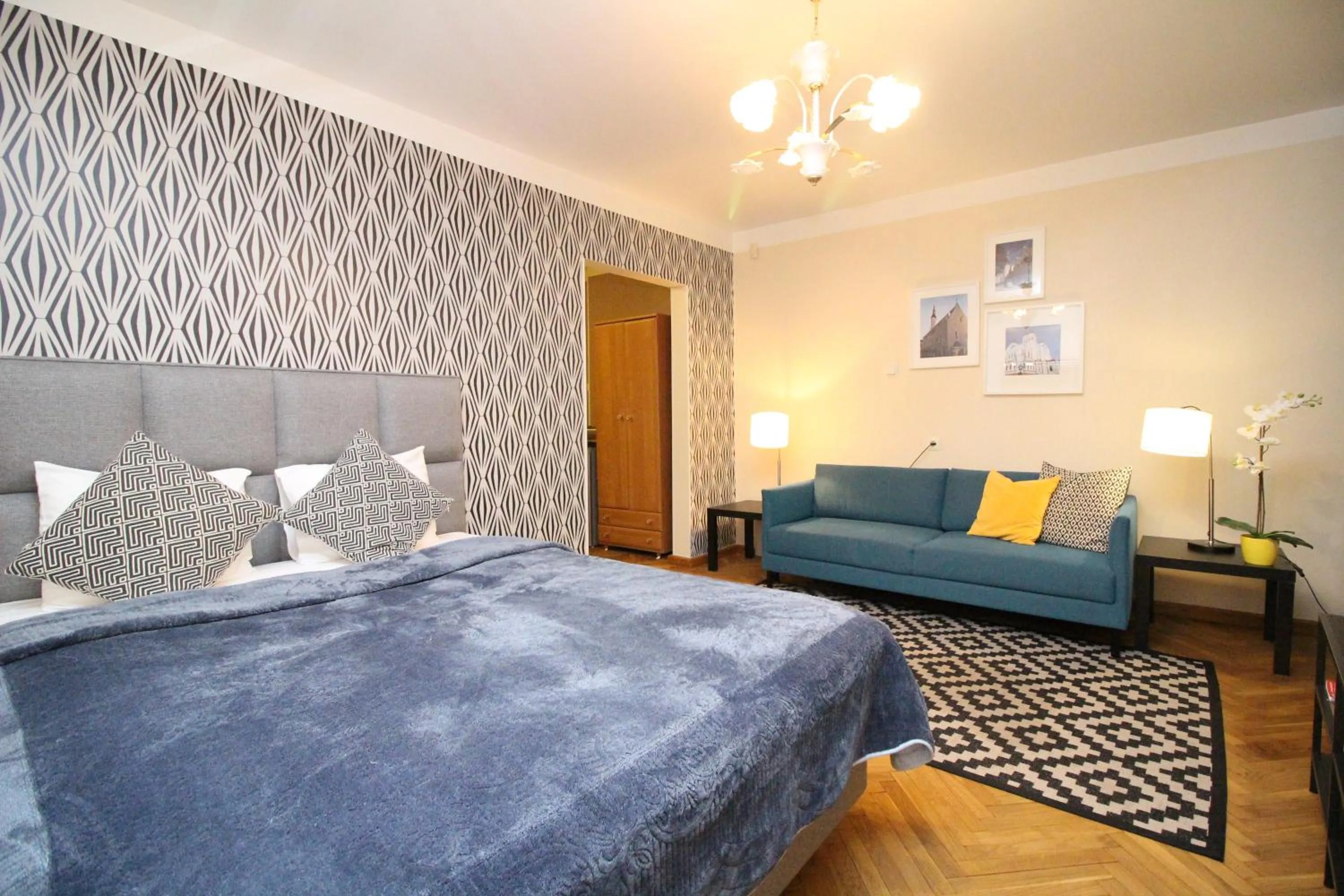 Bed in Tallinn City Apartments - Town Hall Square