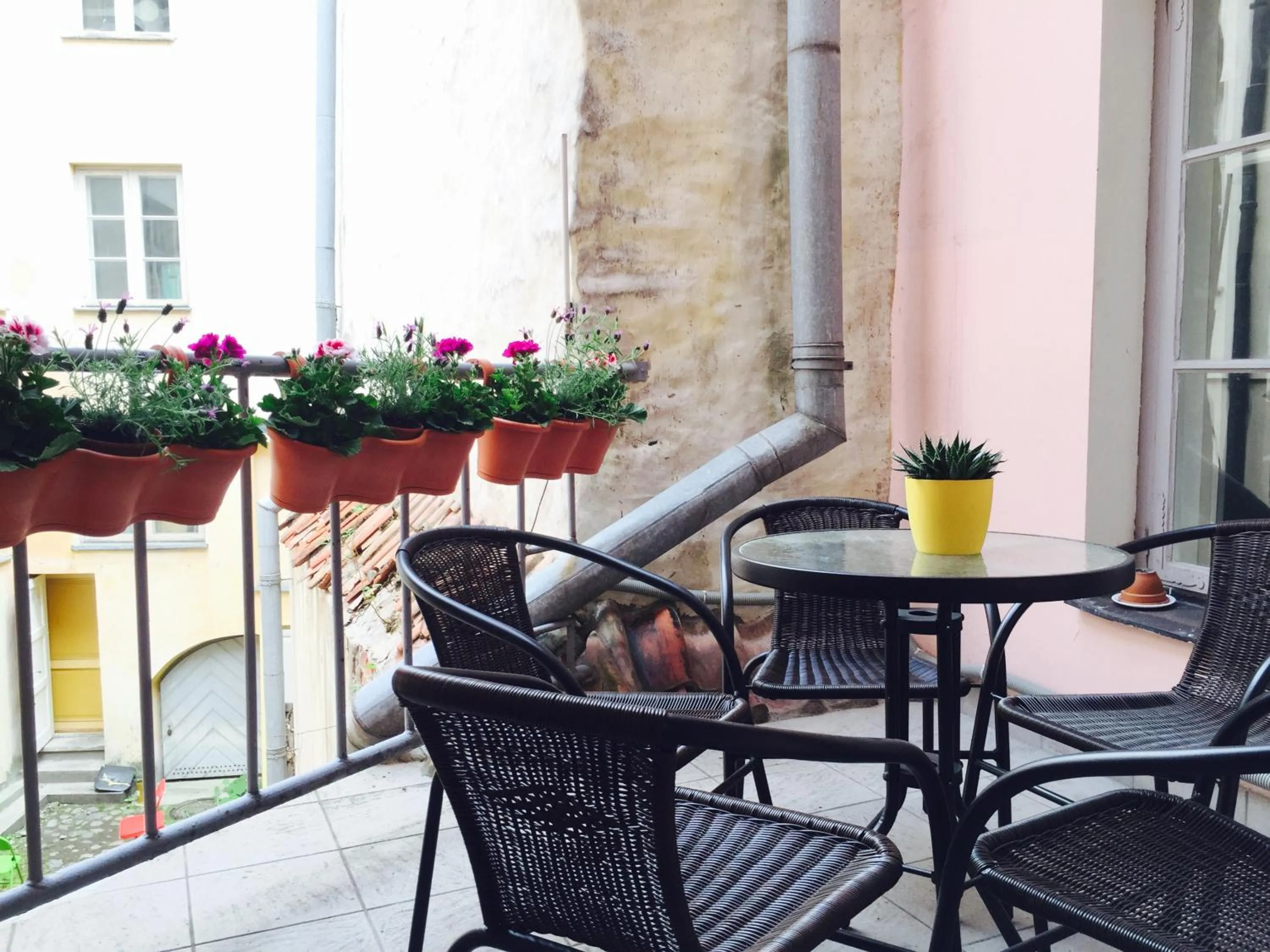 Balcony/Terrace in Tallinn City Apartments - Town Hall Square