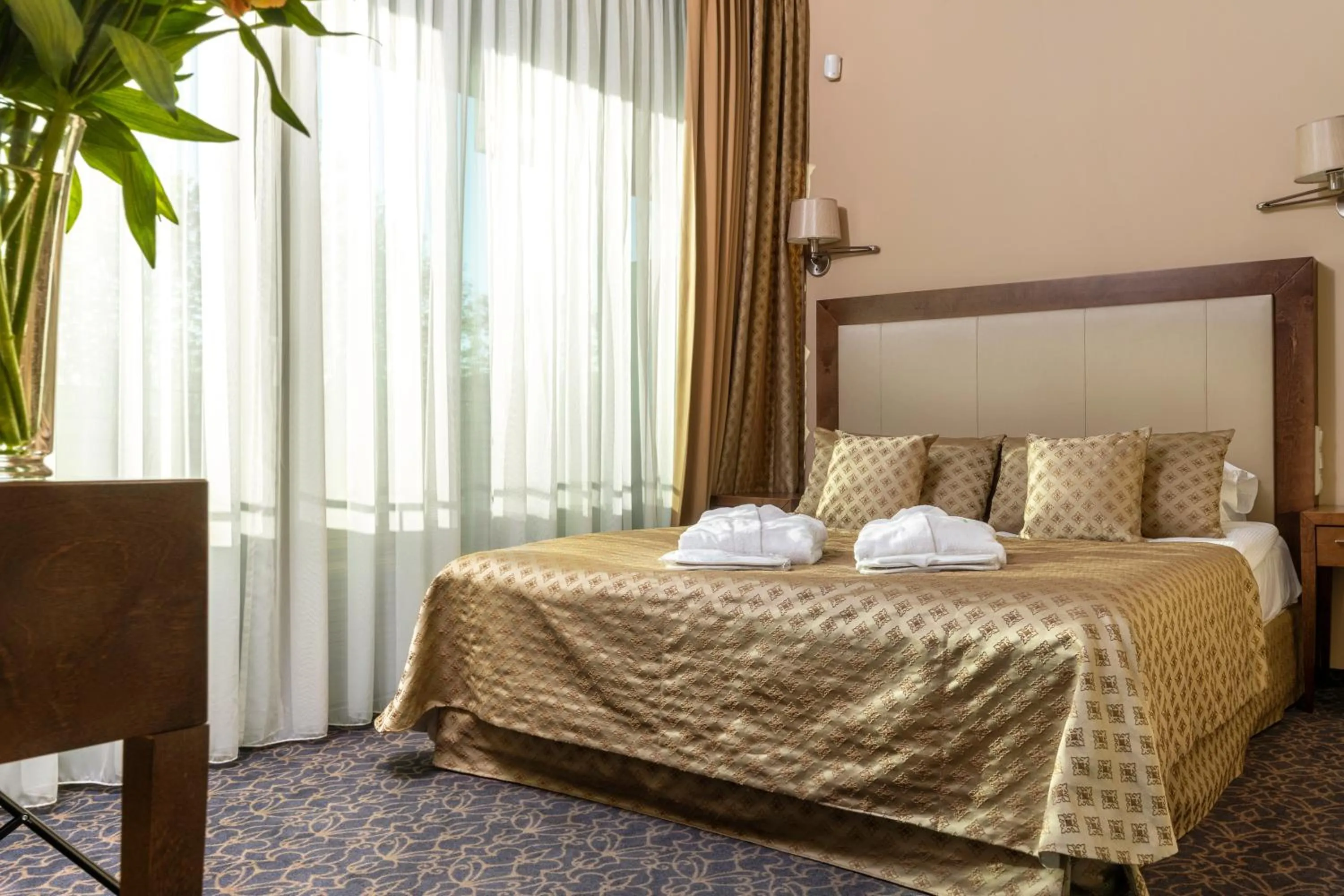 Bed in Grand SPA Lietuva Hotel Druskininkai