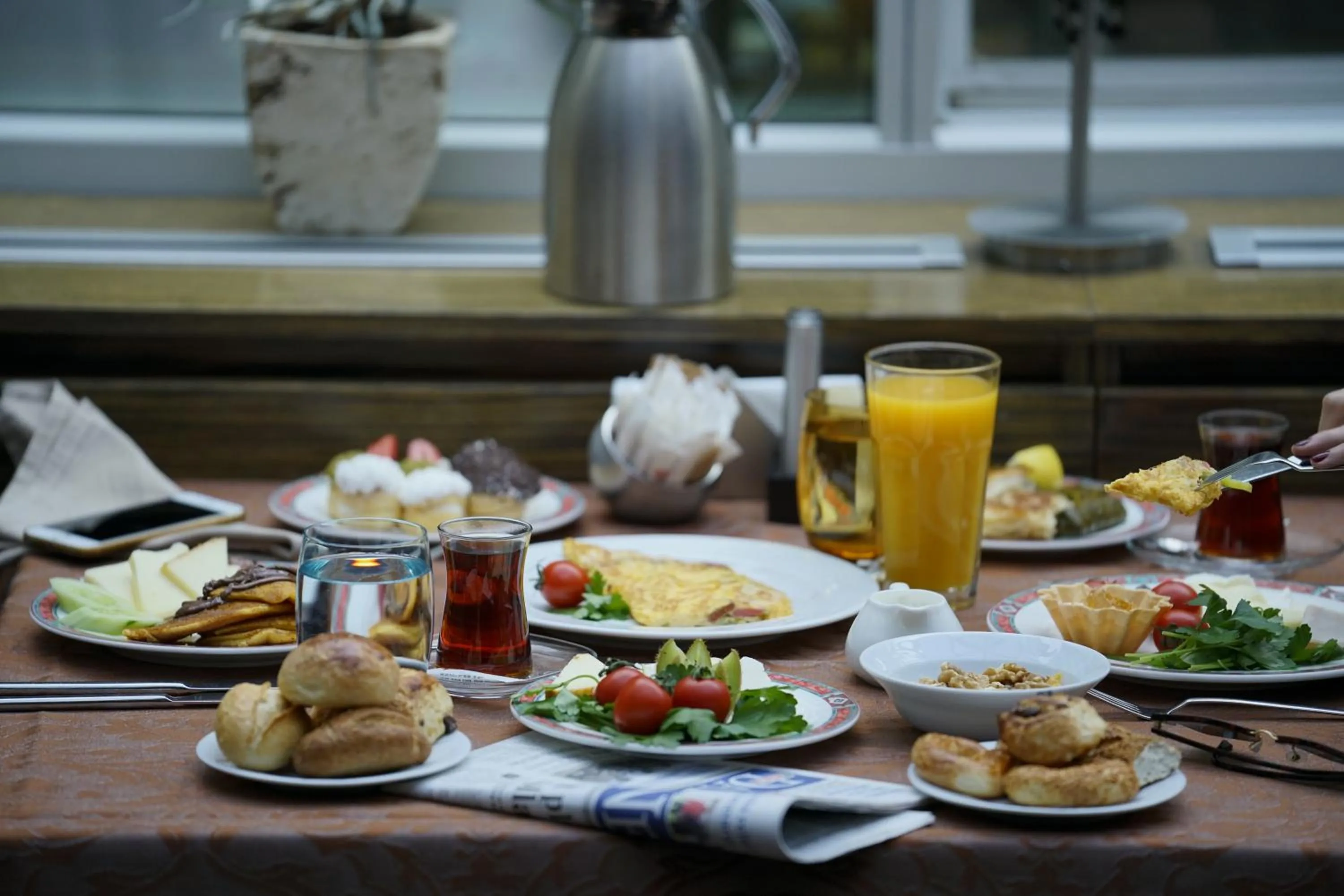 Buffet breakfast in Bilkent Hotel and Conference Center