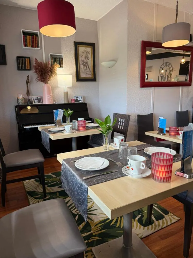 Buffet breakfast in Brit Hotel Besancon l'Horloge