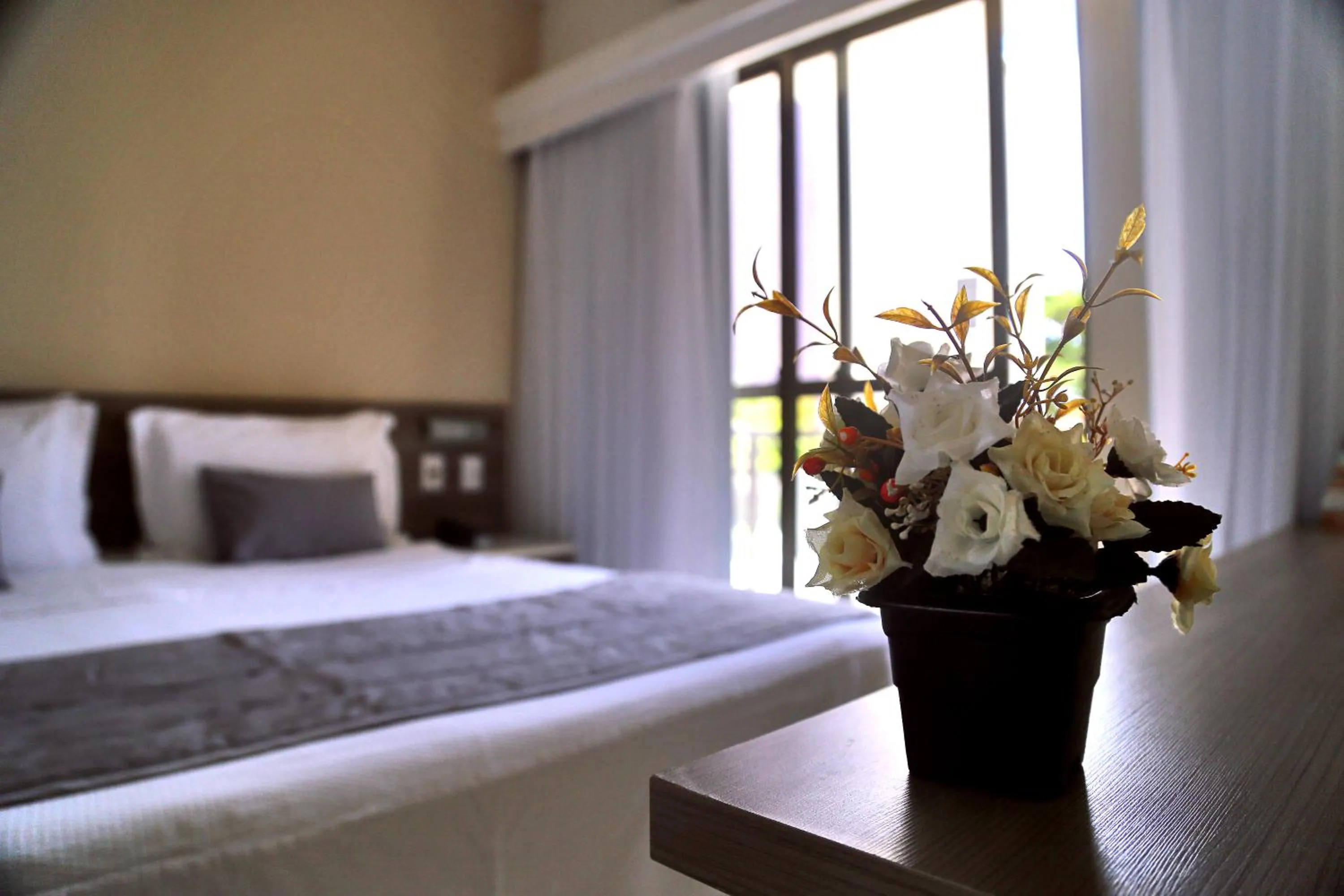 Bed in Hotel Costa do Atlantico