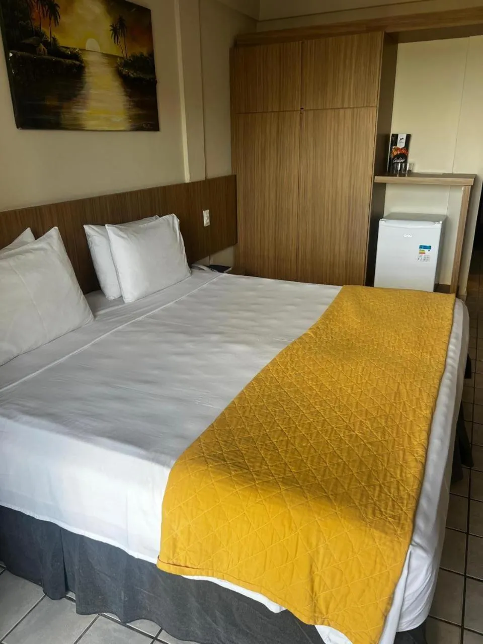 Bed in Hotel Costa do Atlantico