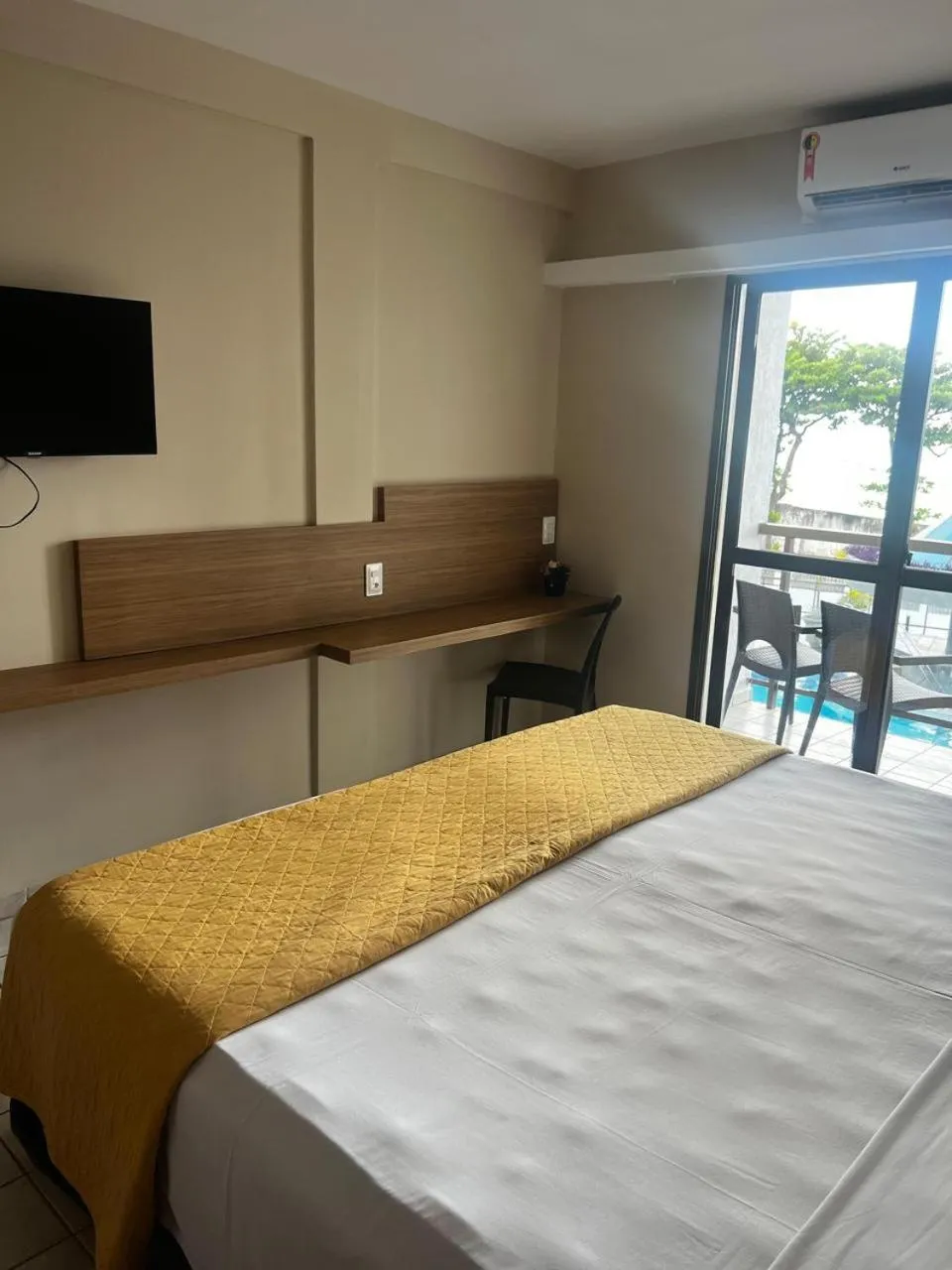 Bed in Hotel Costa do Atlantico