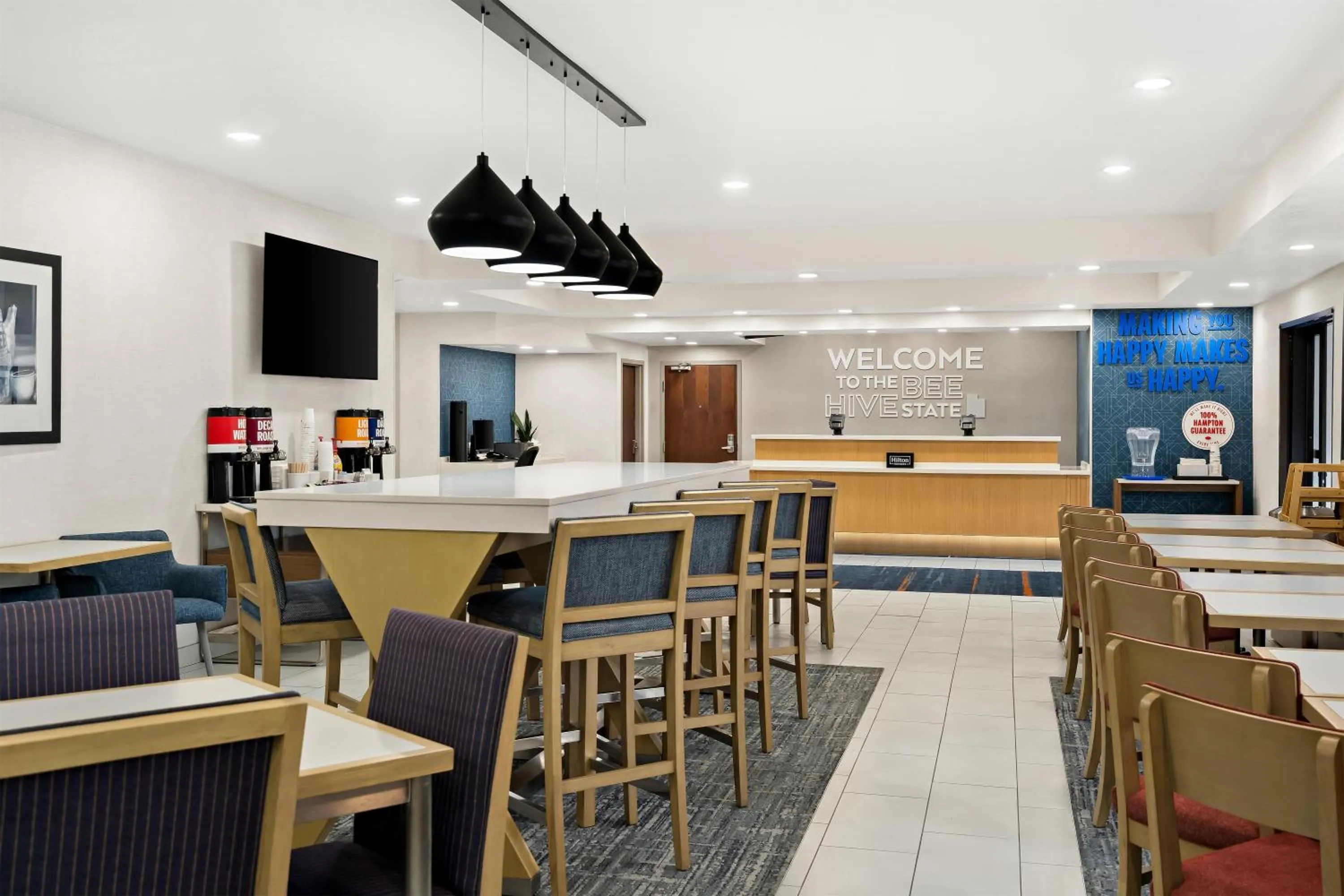Lobby or reception in Hampton Inn Provo