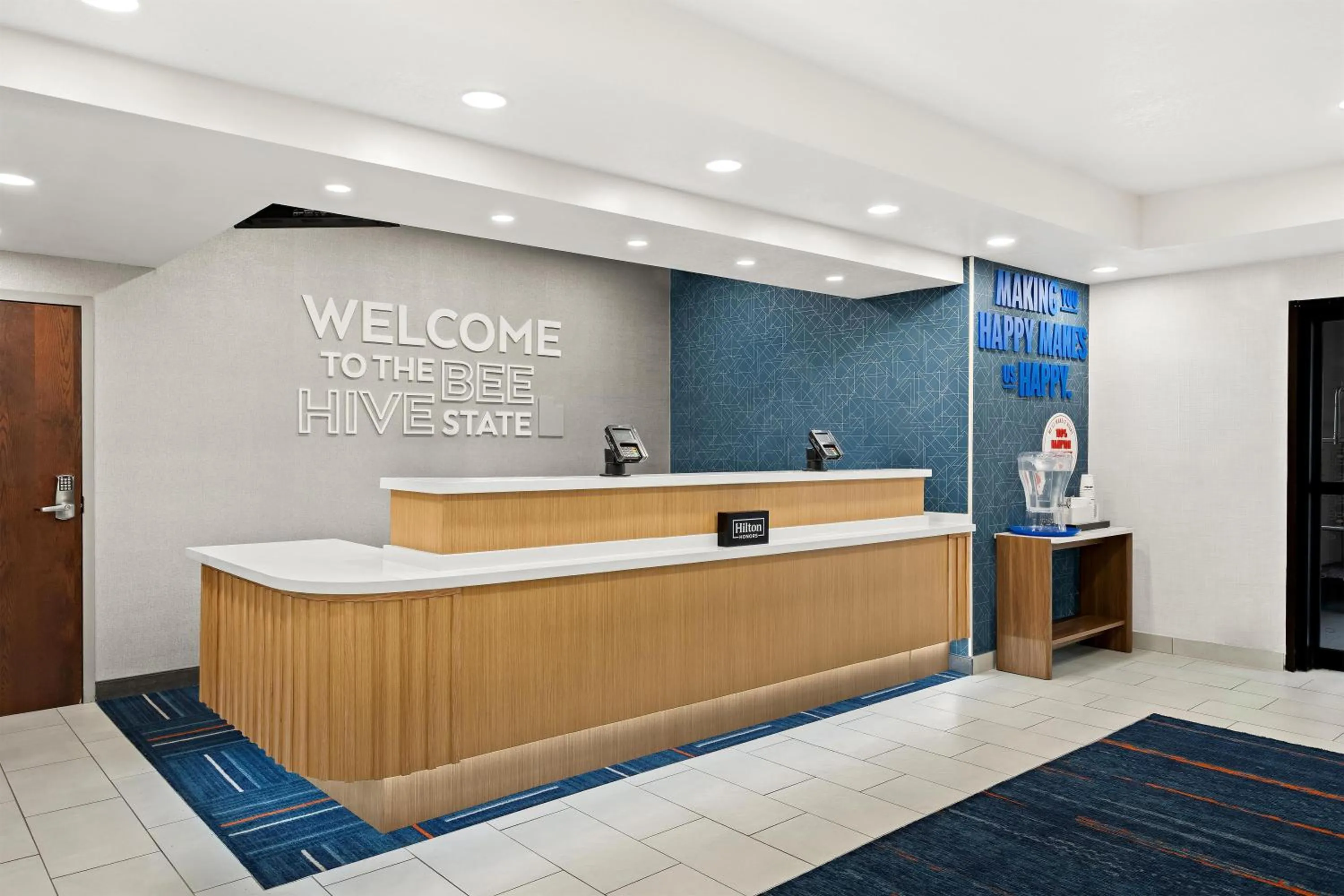 Lobby or reception in Hampton Inn Provo