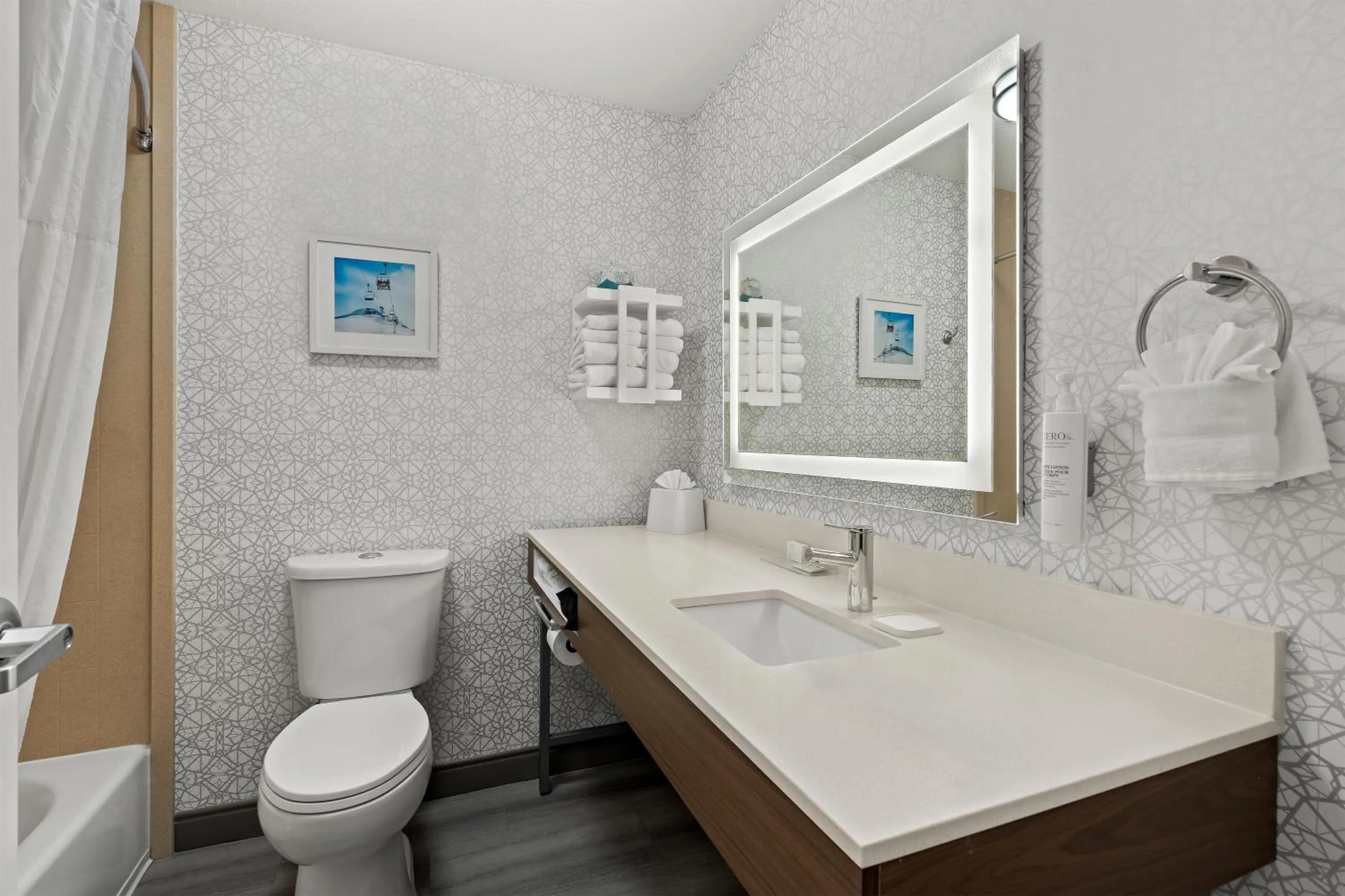 Bathroom in Hampton Inn Provo