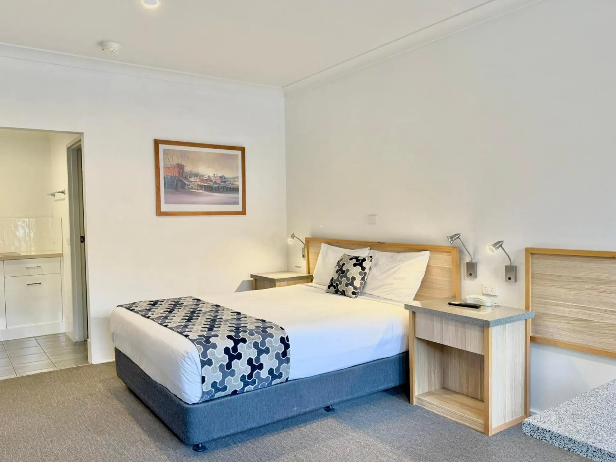 Bedroom, Bed in Albury Paddlesteamer
