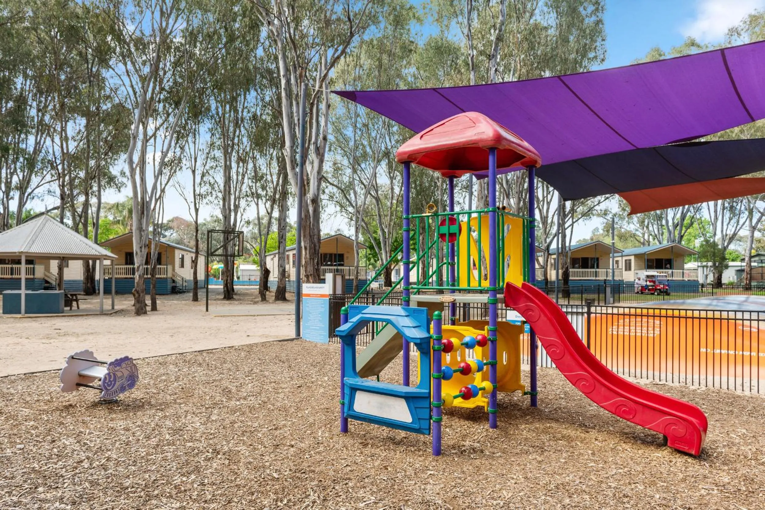 Children play ground in Discovery Parks - Echuca