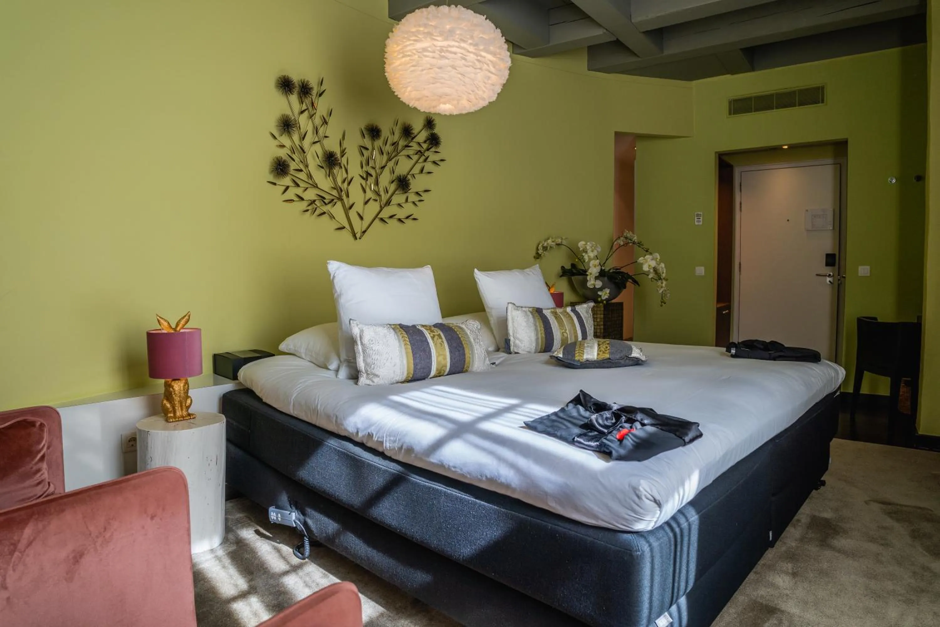 Bed in Librije's Hotel