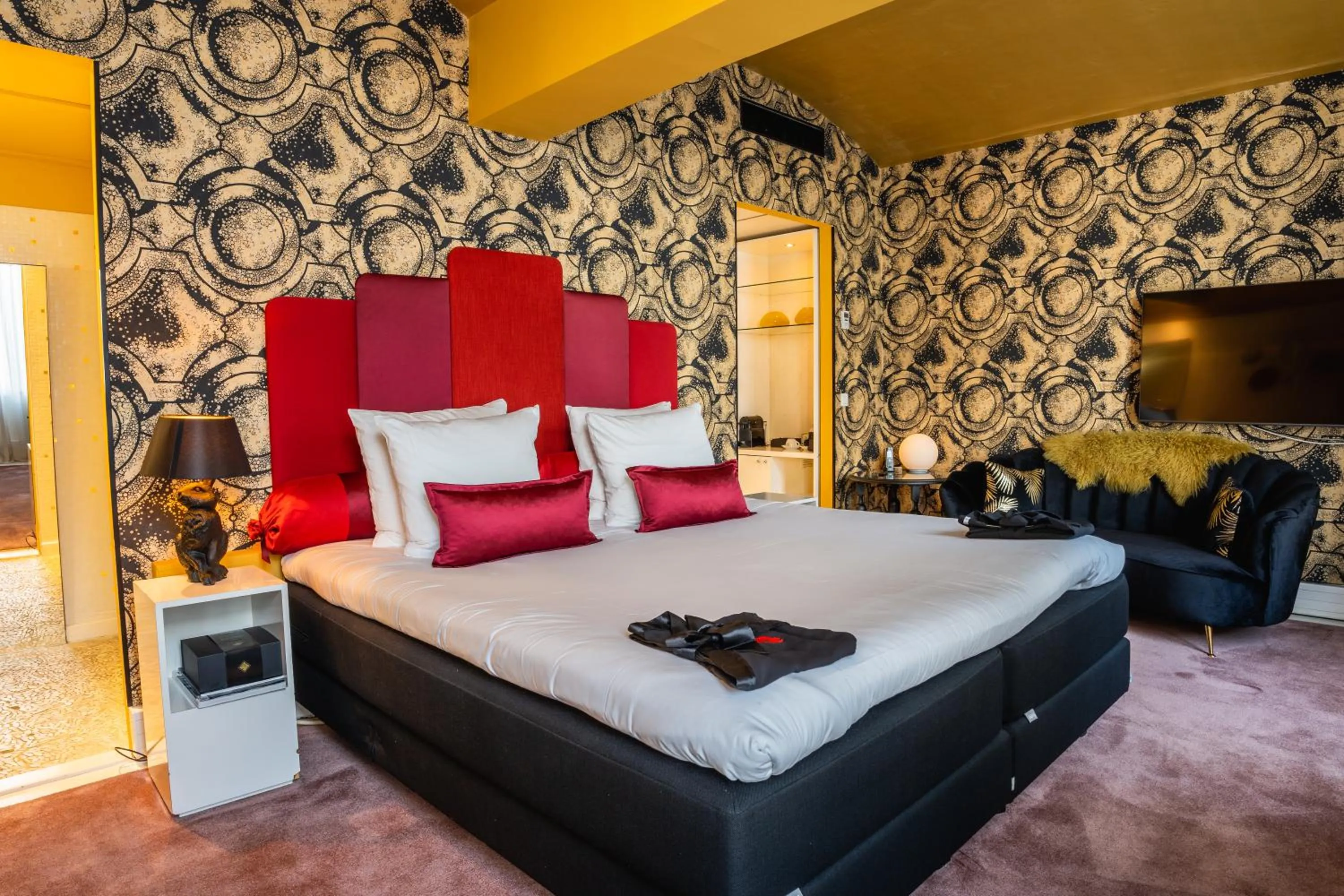 Bed in Librije's Hotel