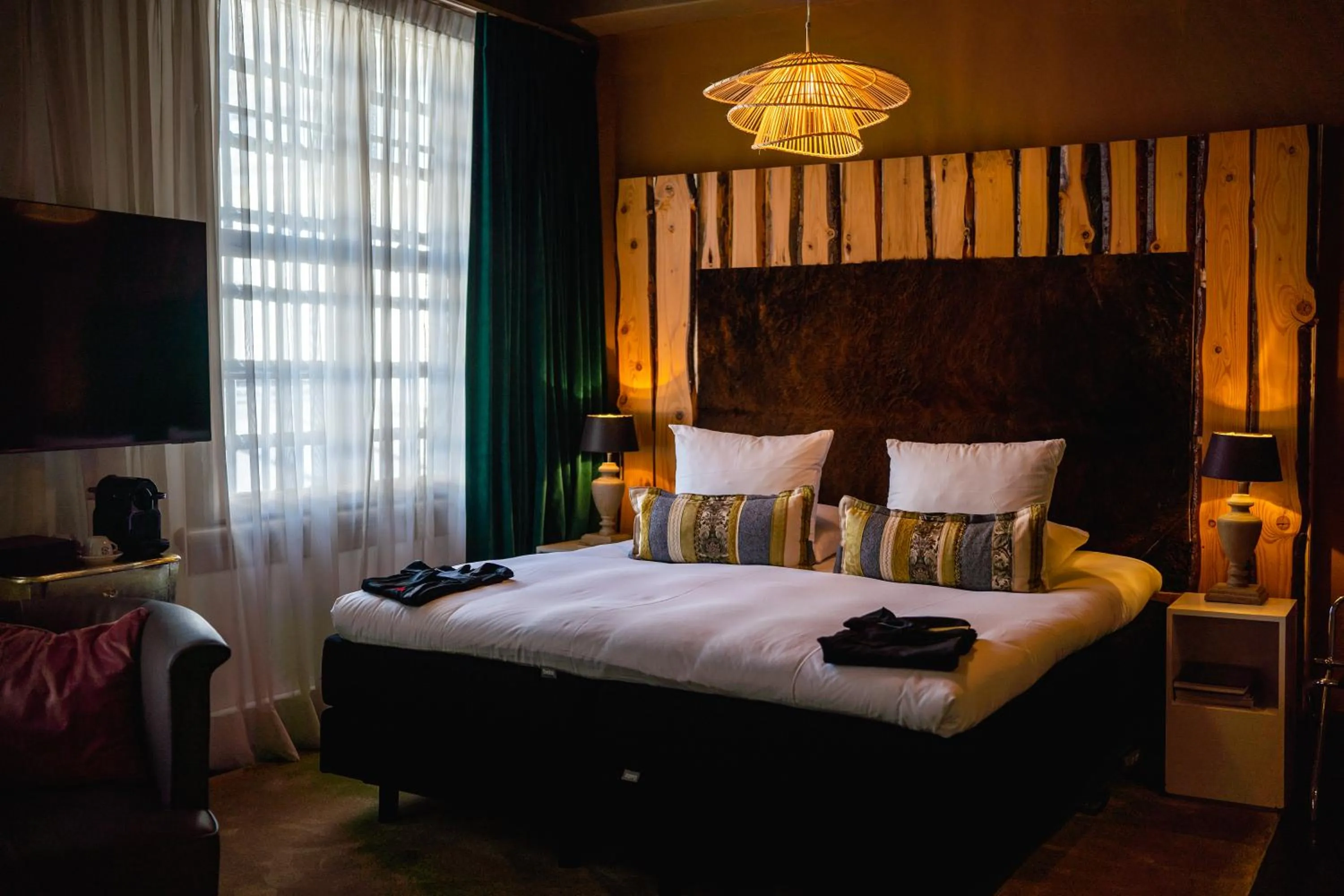 Bed in Librije's Hotel