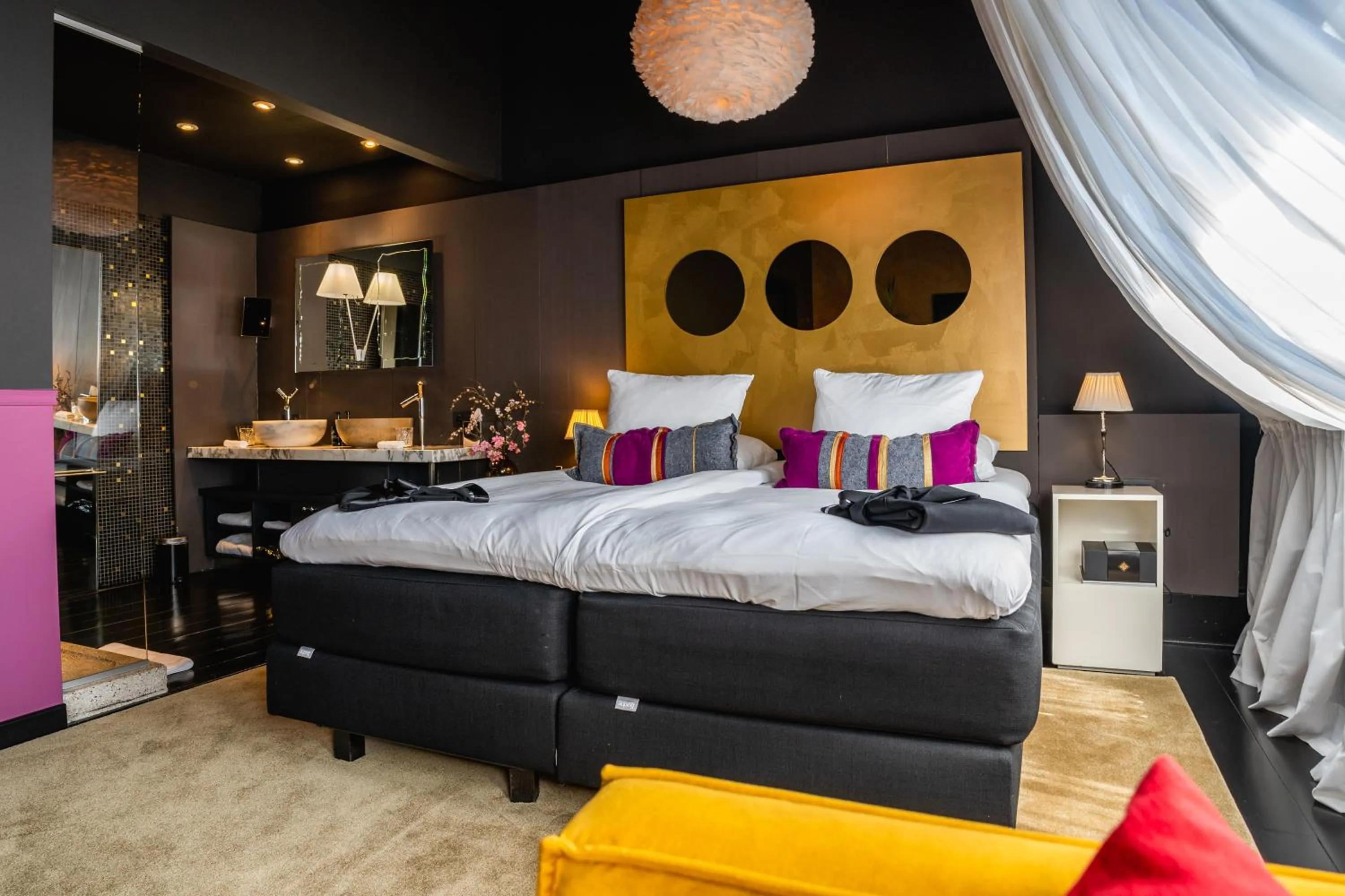 Bed in Librije's Hotel