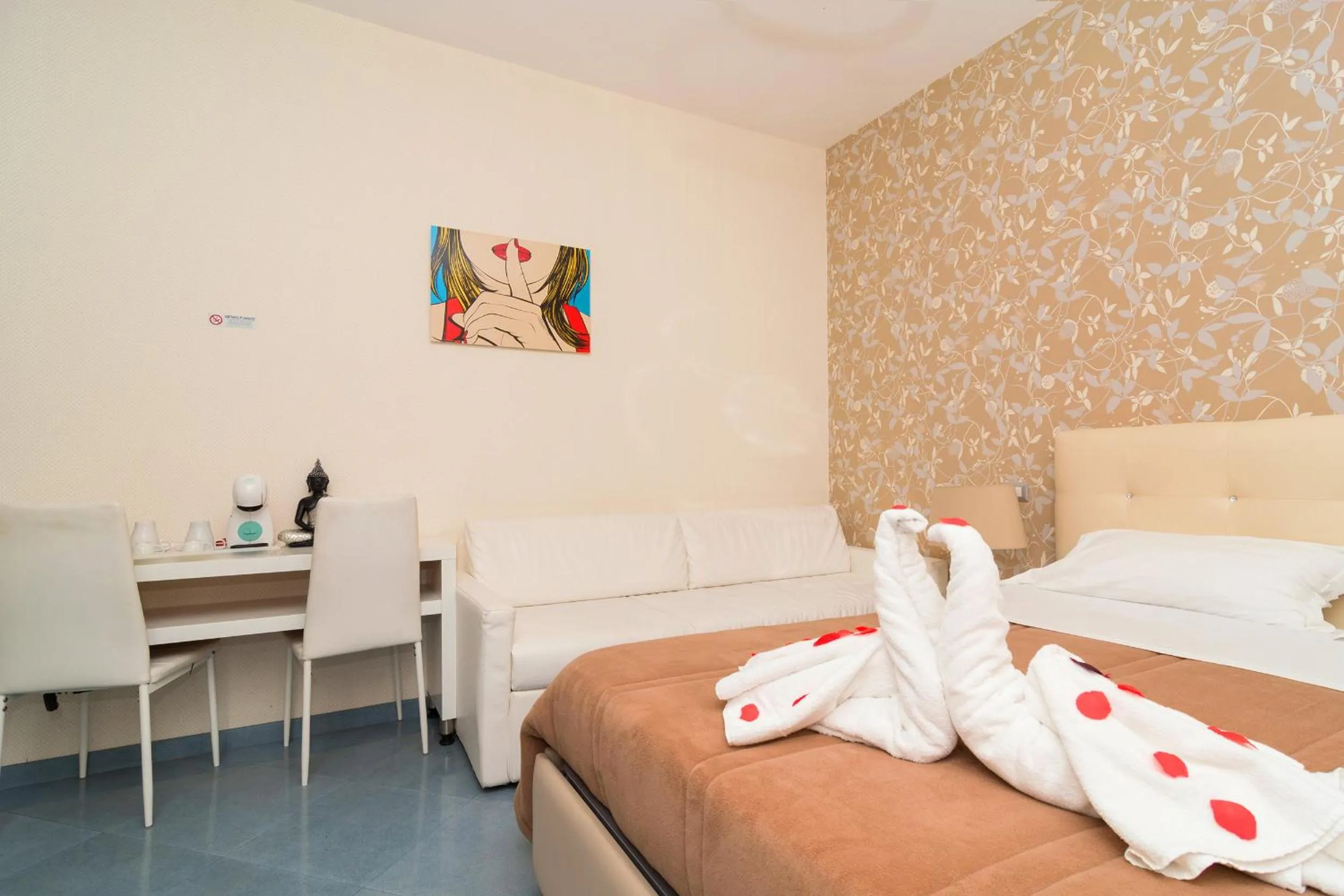 Bed in Guest House Emily Suites Sorrento