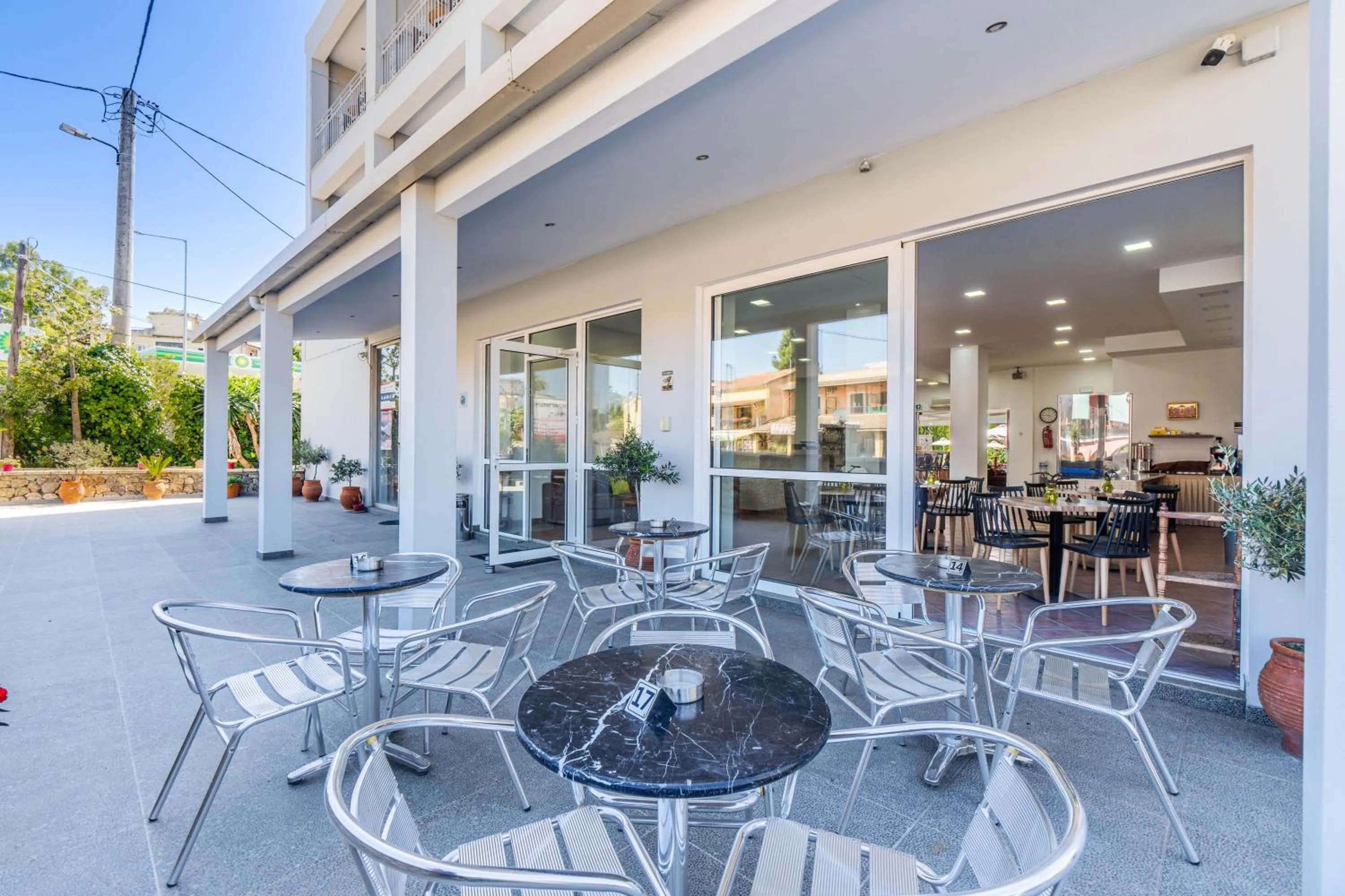 Lobby or reception in Angela Hotel & Apartments