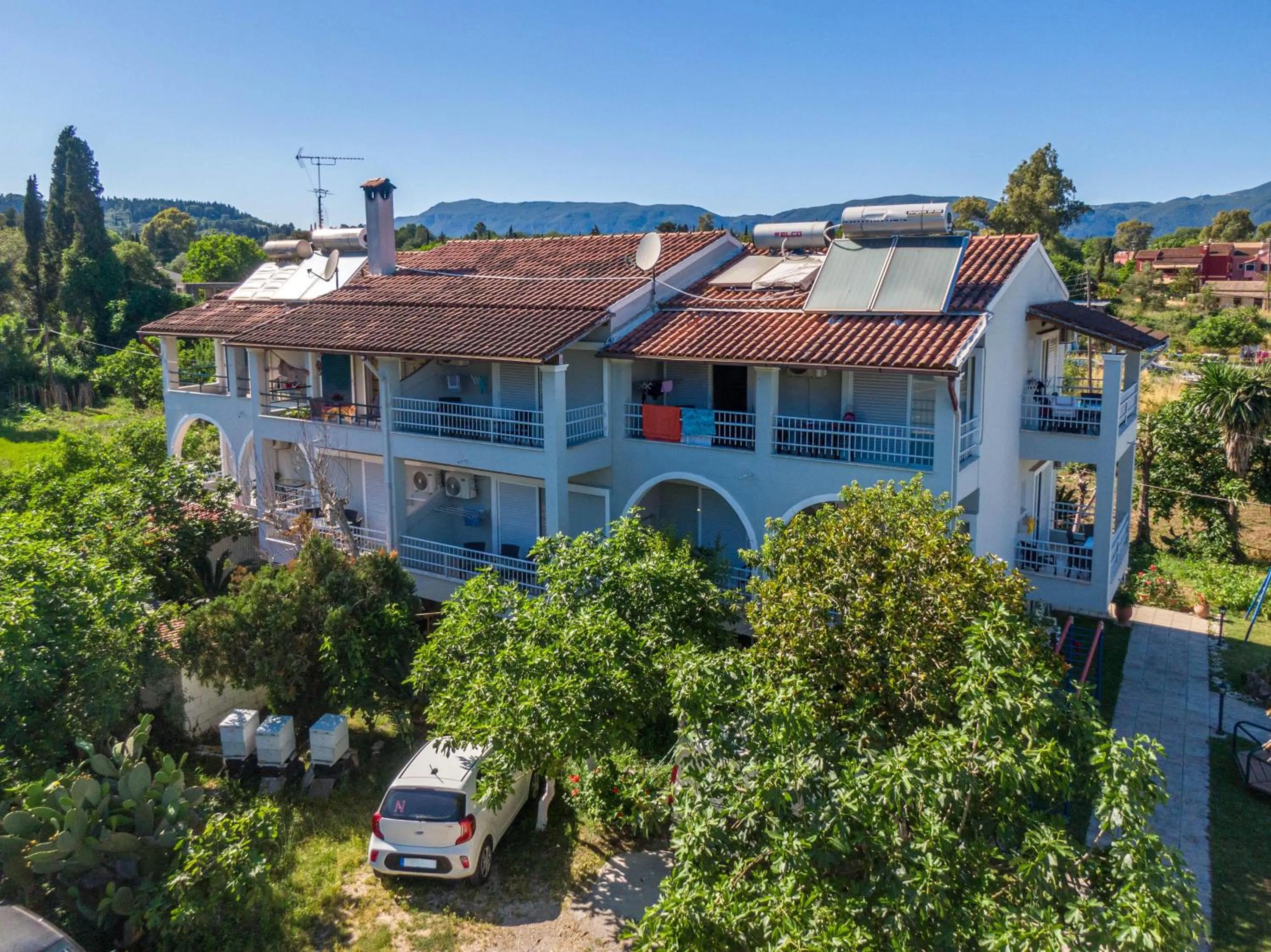 Bird's eye view in Angela Hotel & Apartments