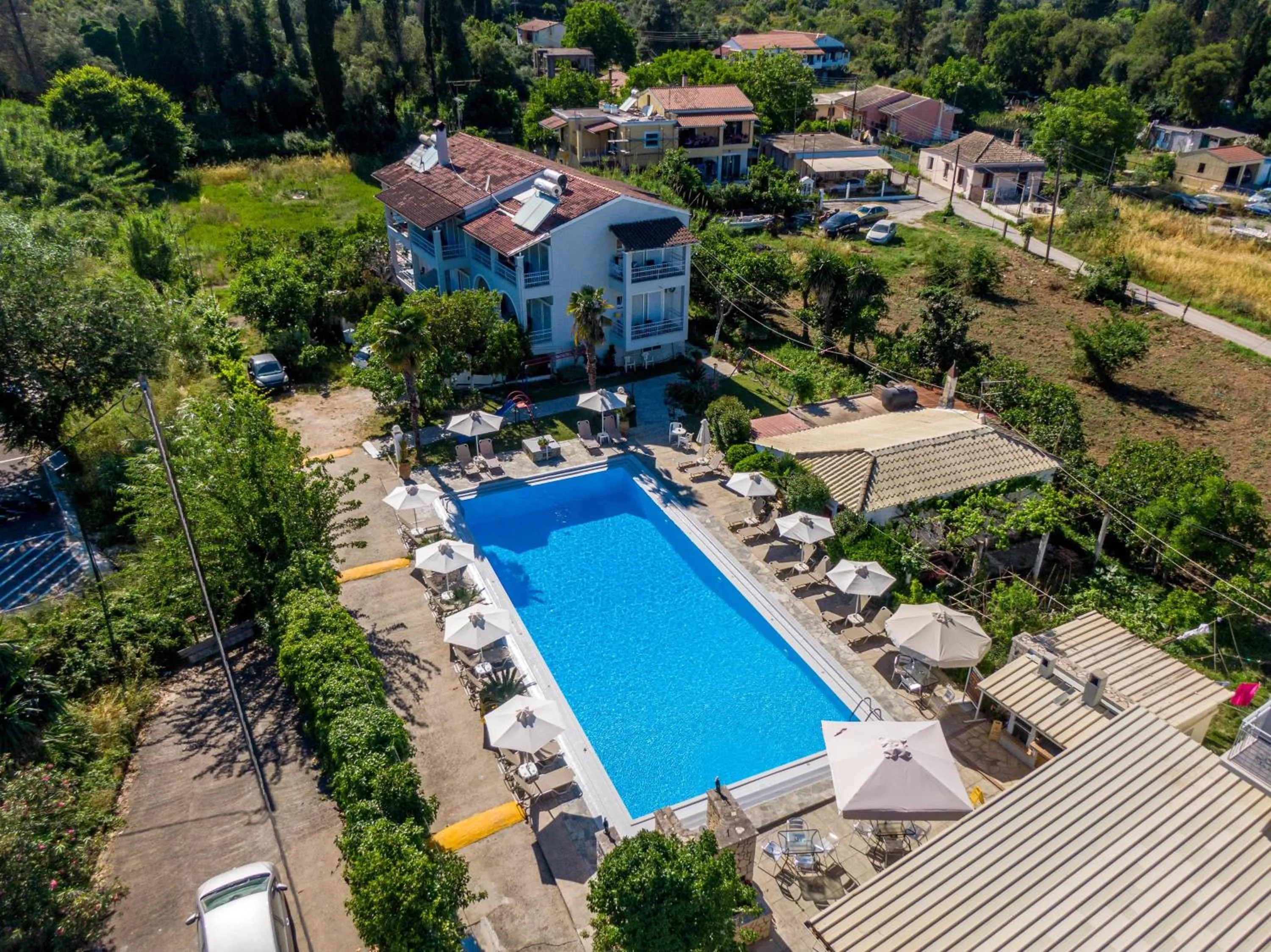 Bird's eye view in Angela Hotel & Apartments