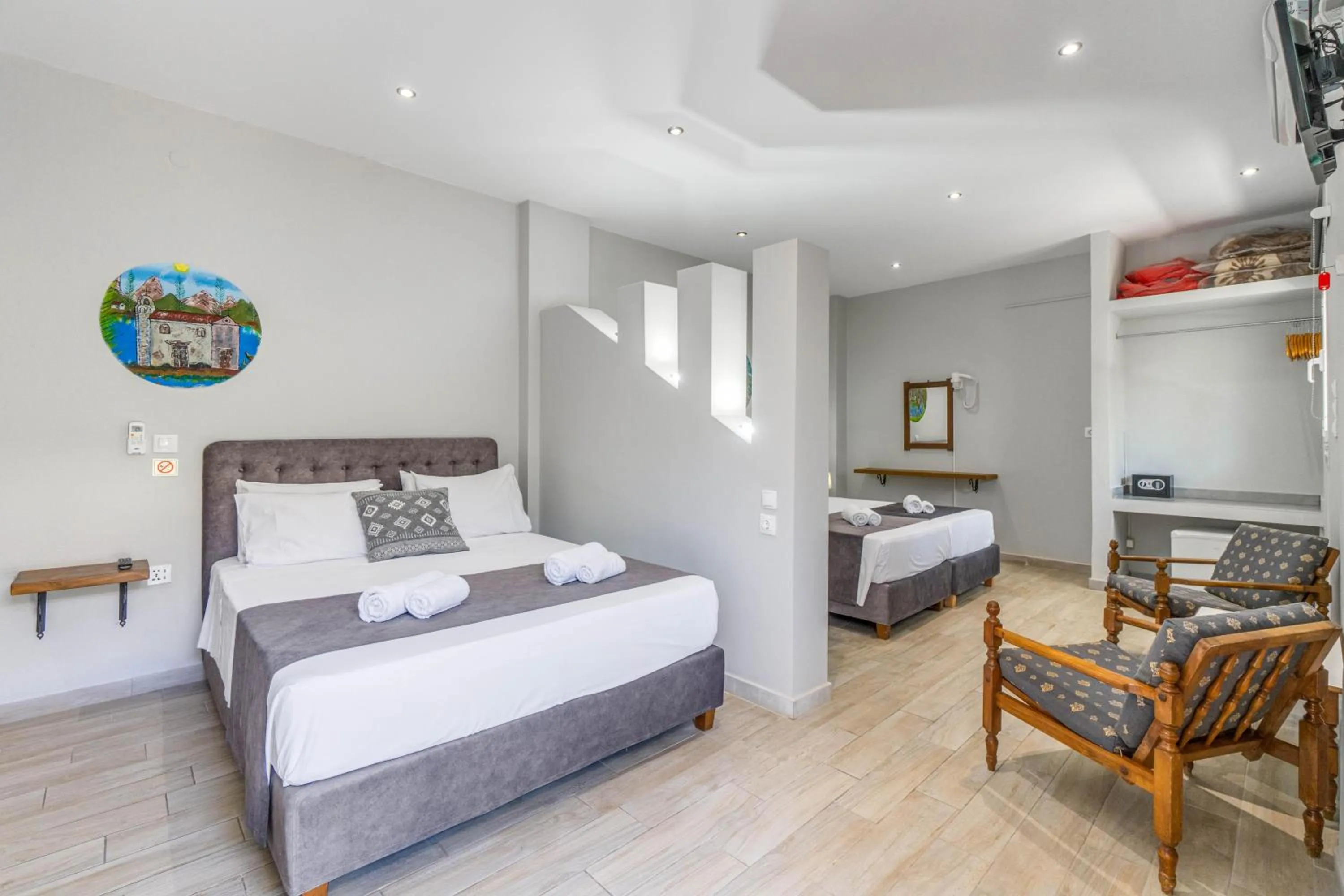 Photo of the whole room, Bed in Angela Hotel & Apartments