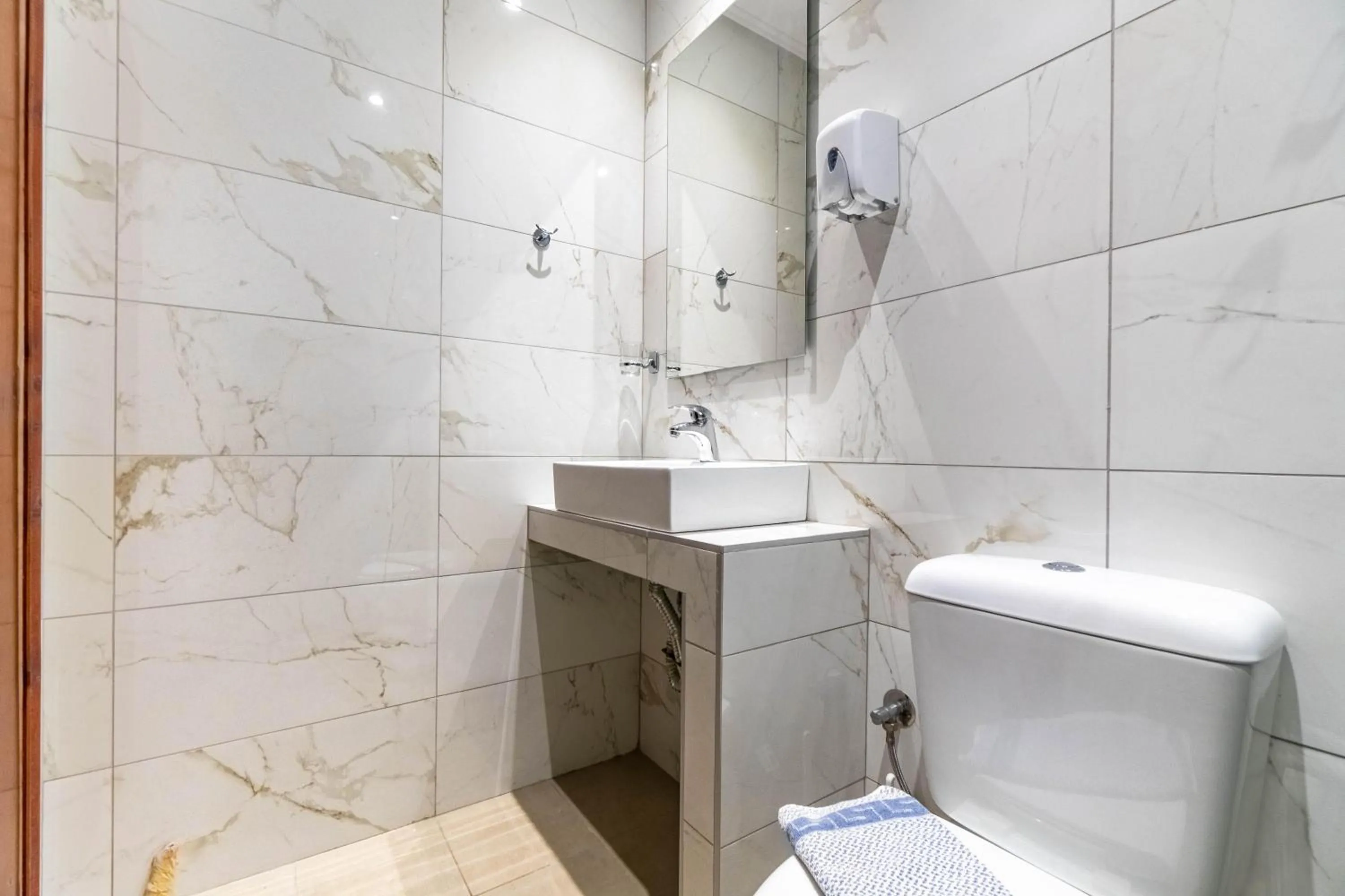 Bathroom in Angela Hotel & Apartments