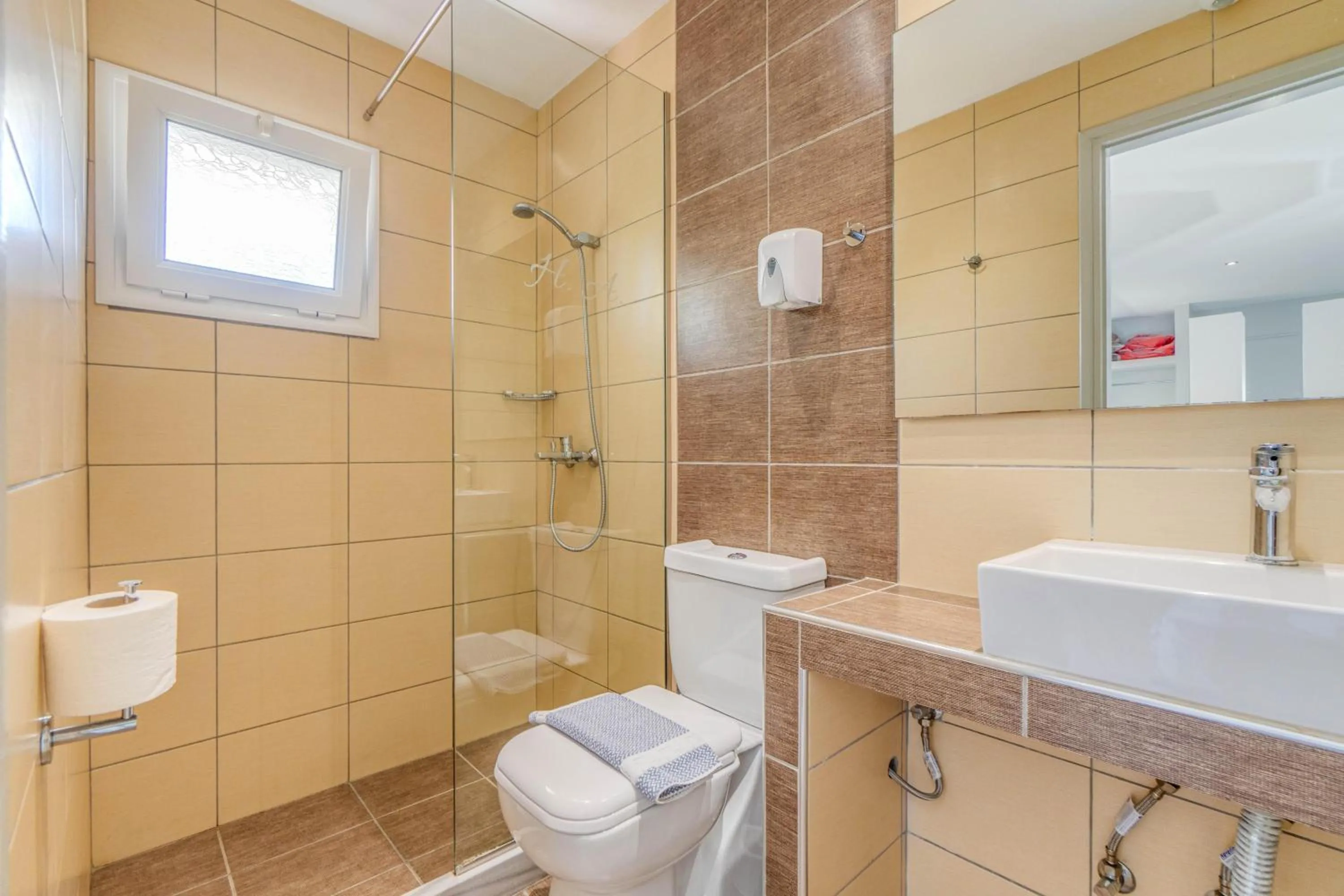 Bathroom in Angela Hotel & Apartments