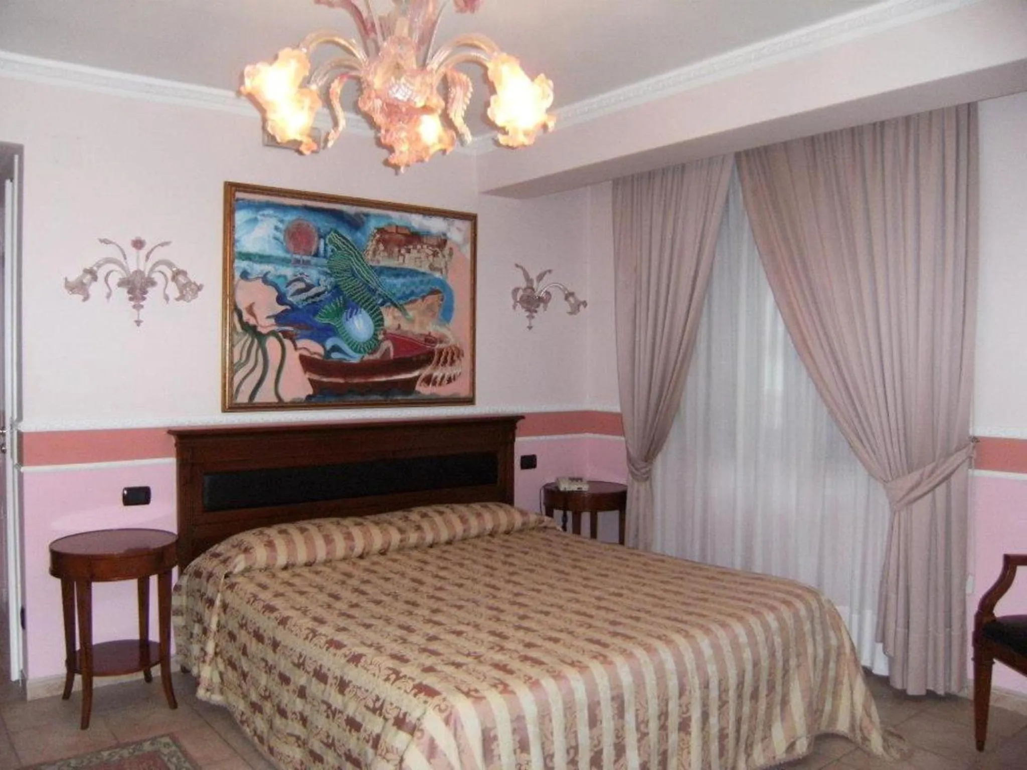 Bed in Hotel U' Bais