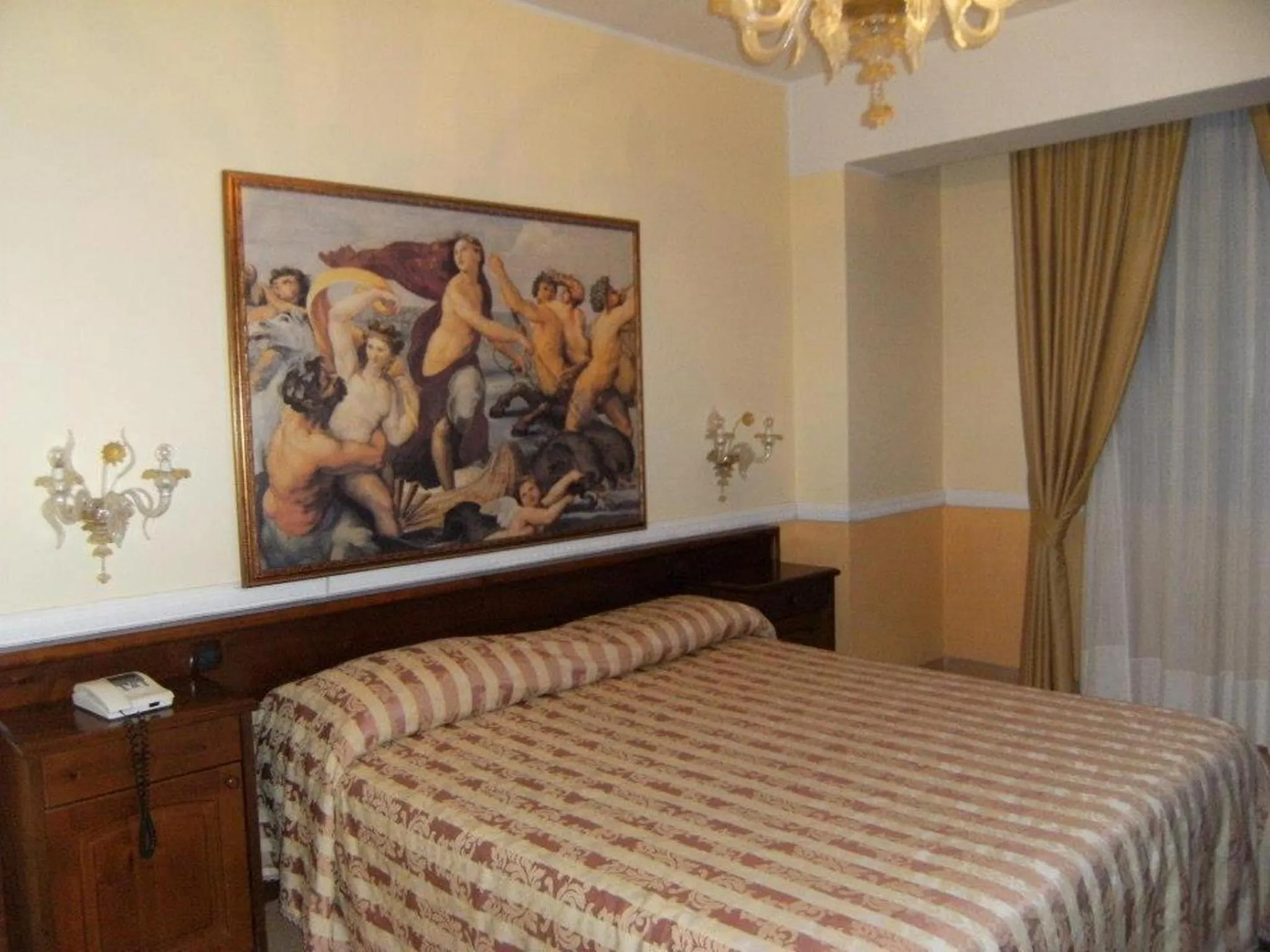 Bed in Hotel U' Bais