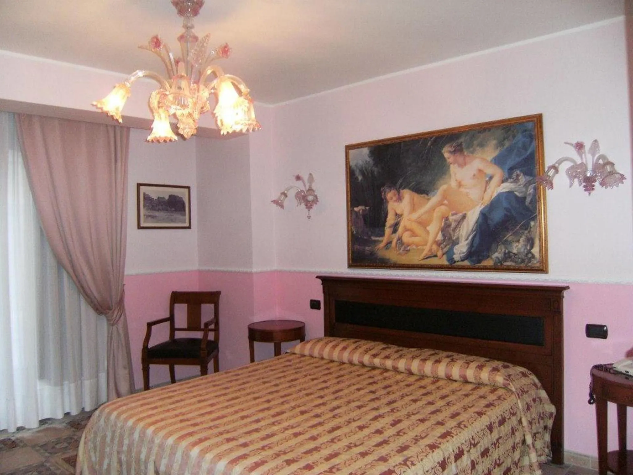 Bed in Hotel U' Bais