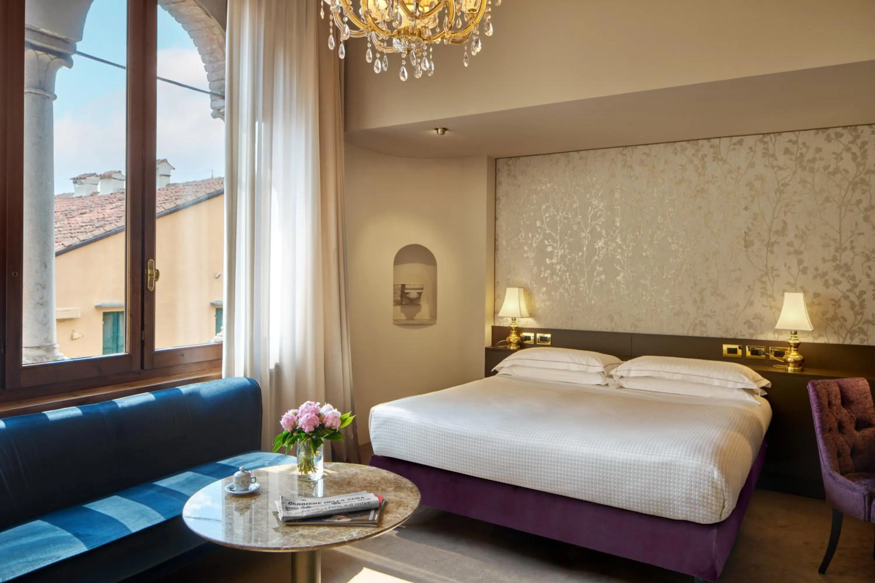 Bed in Hotel Accademia