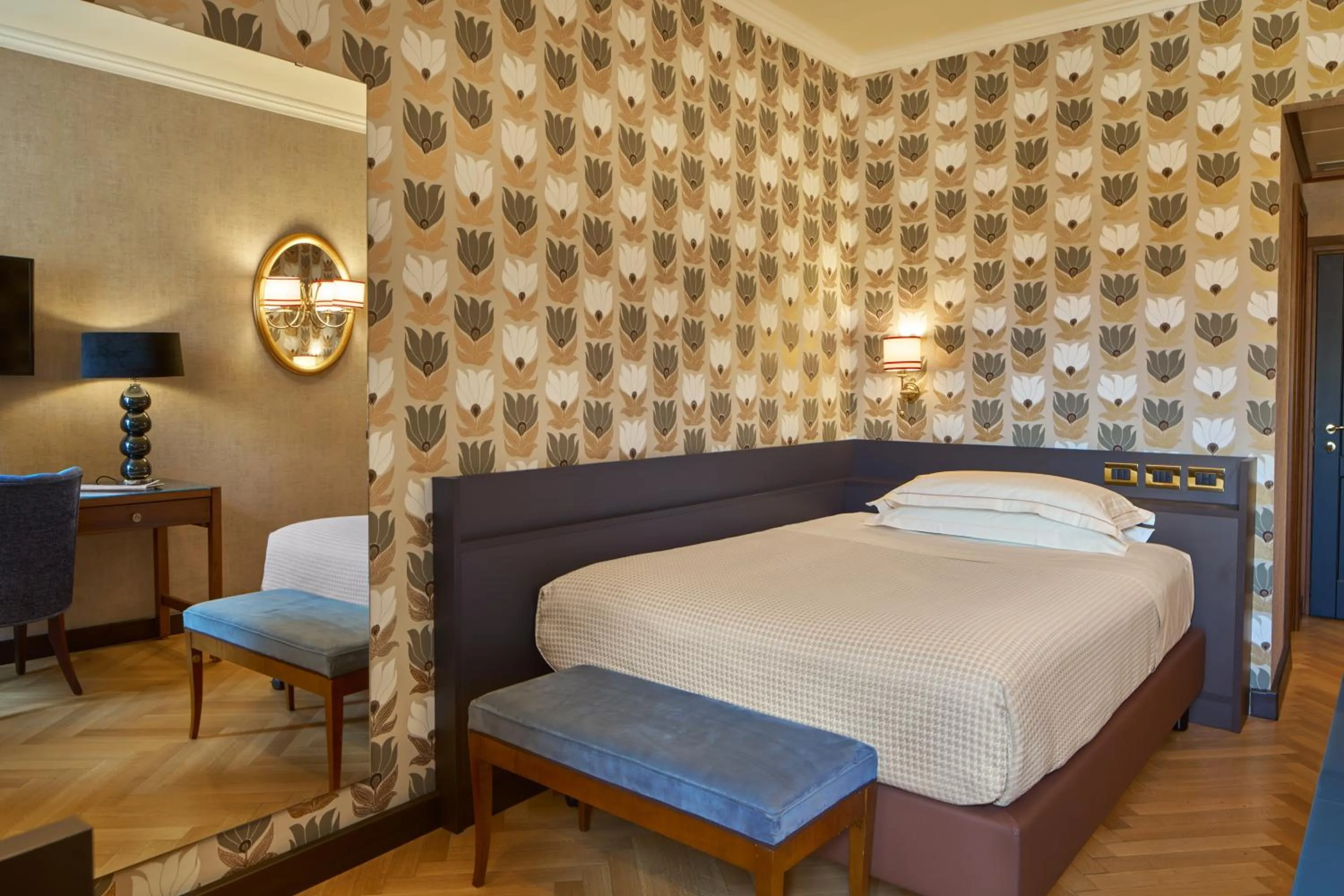 Bed in Hotel Accademia