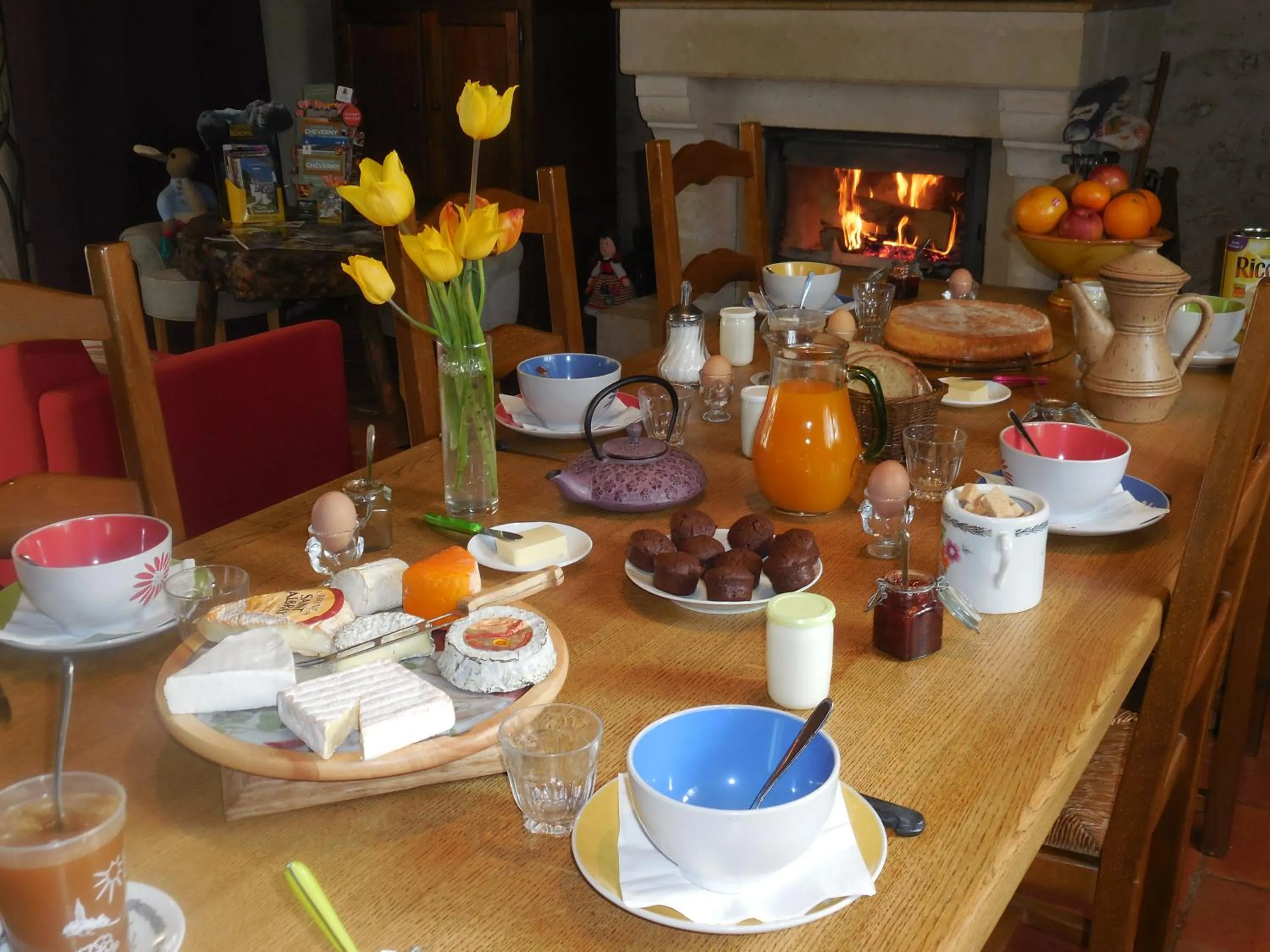 Continental breakfast in Les rouches