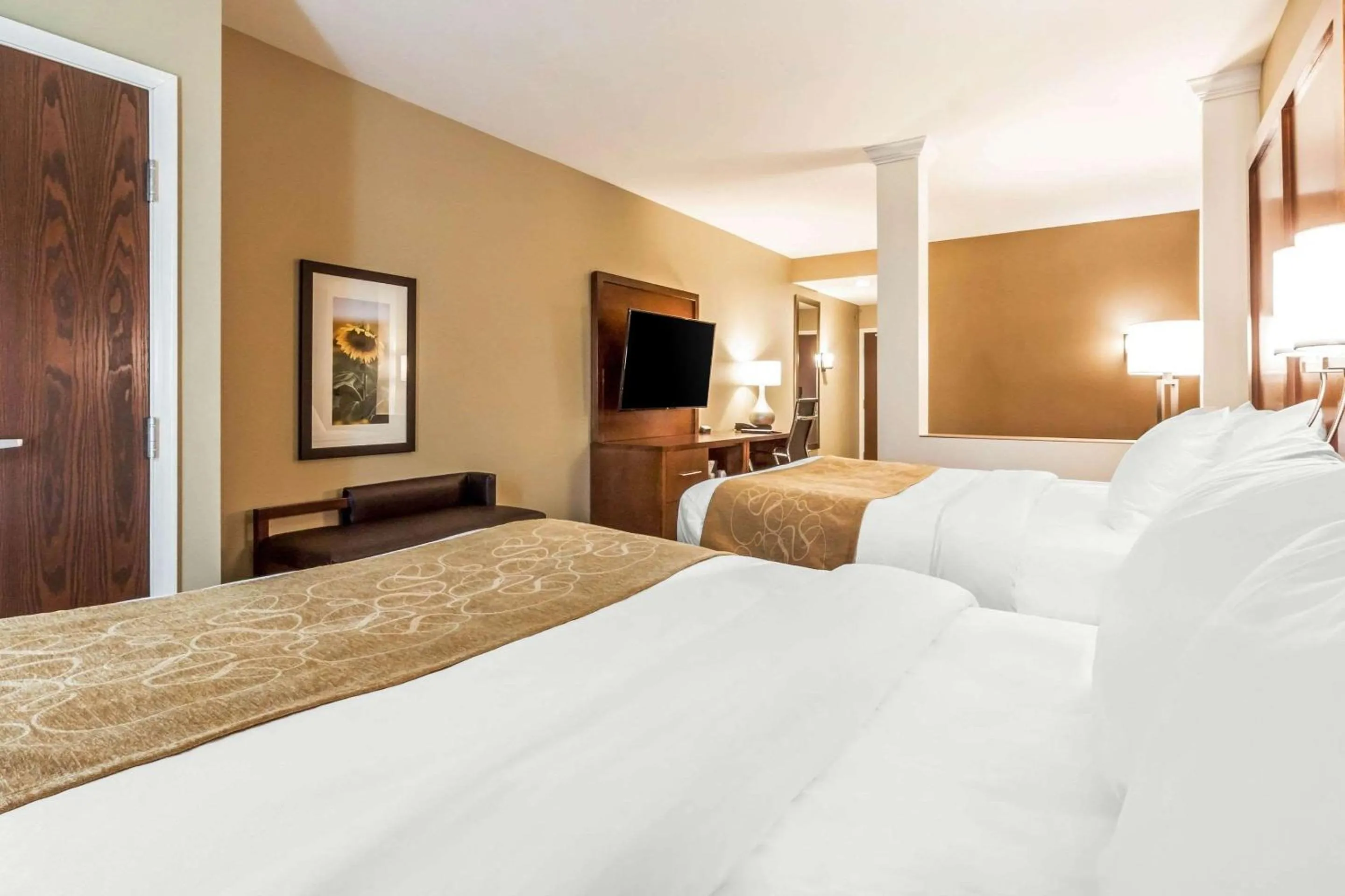 Bedroom, Bed in Comfort Suites University Brookings