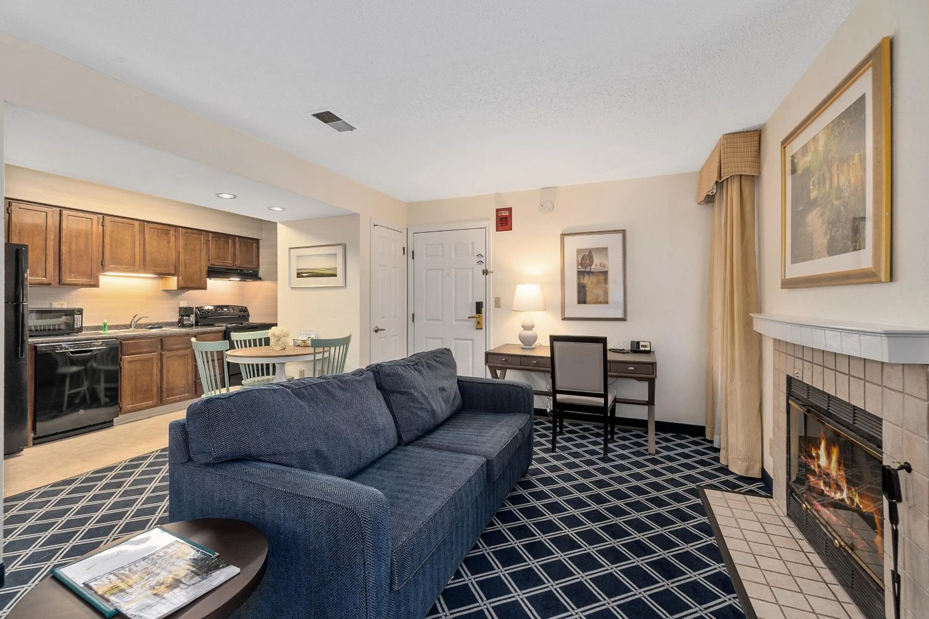 Living room in Residences at Daniel Webster