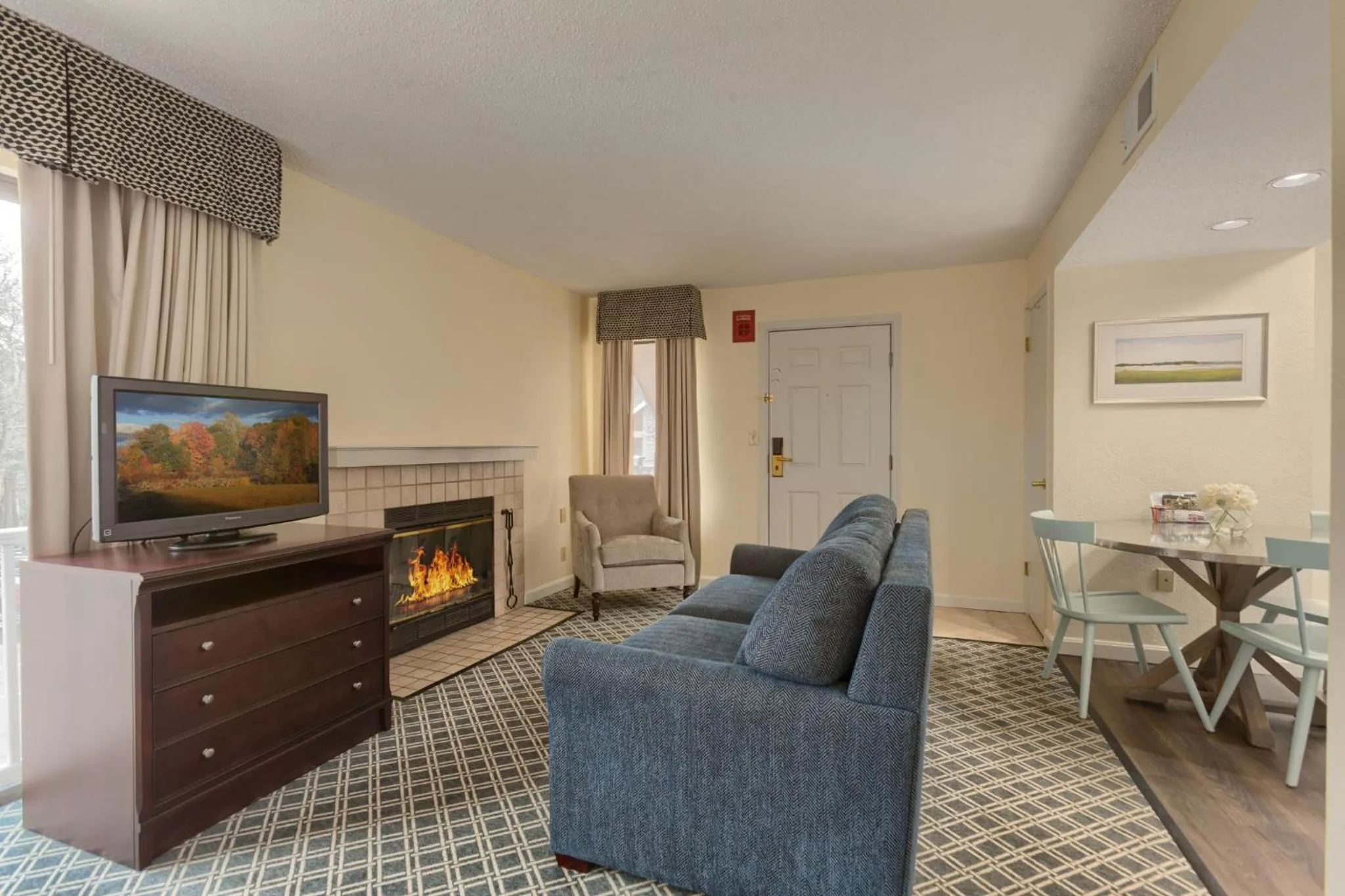 Seating area in Residences at Daniel Webster
