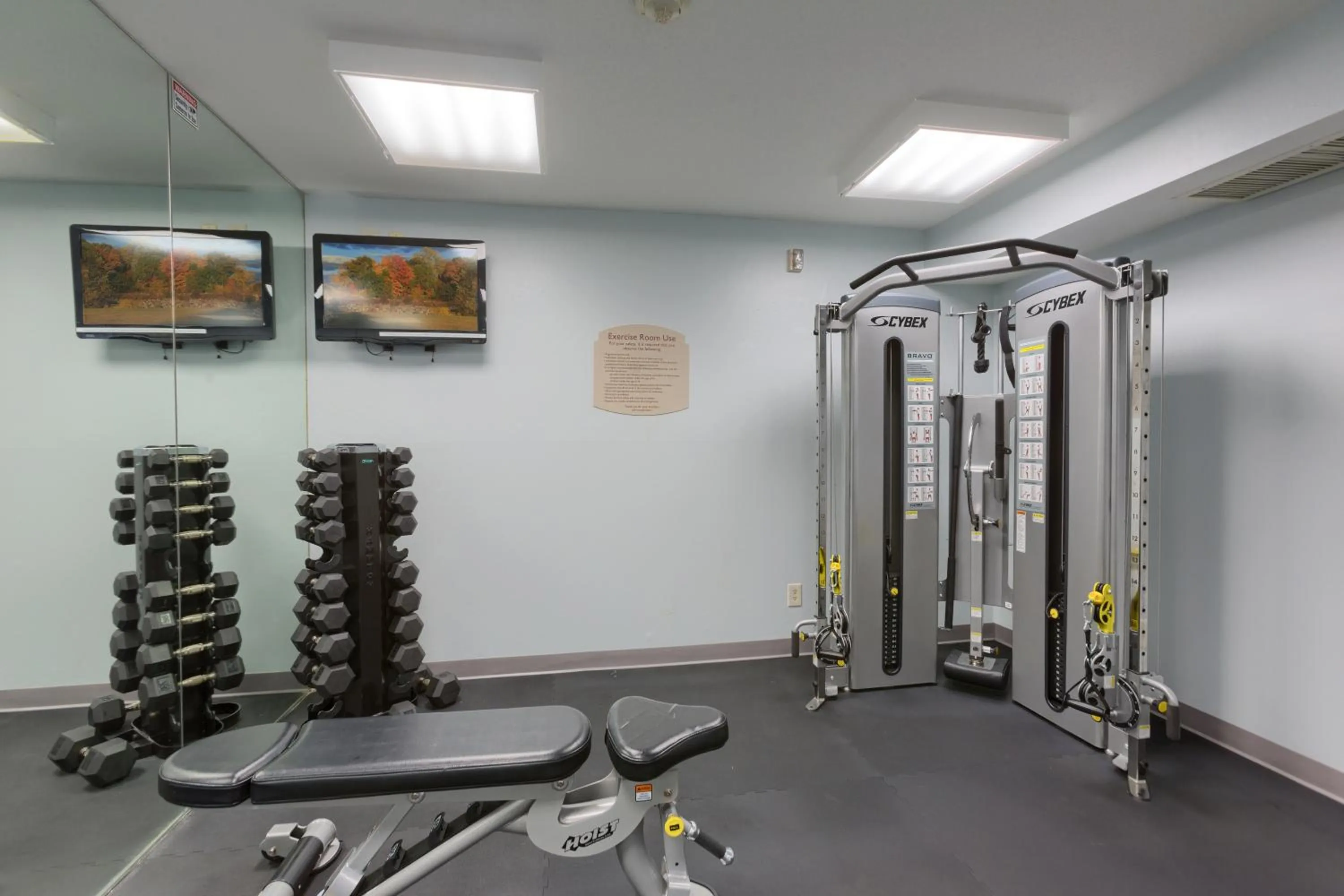 Fitness centre/facilities in Residences at Daniel Webster