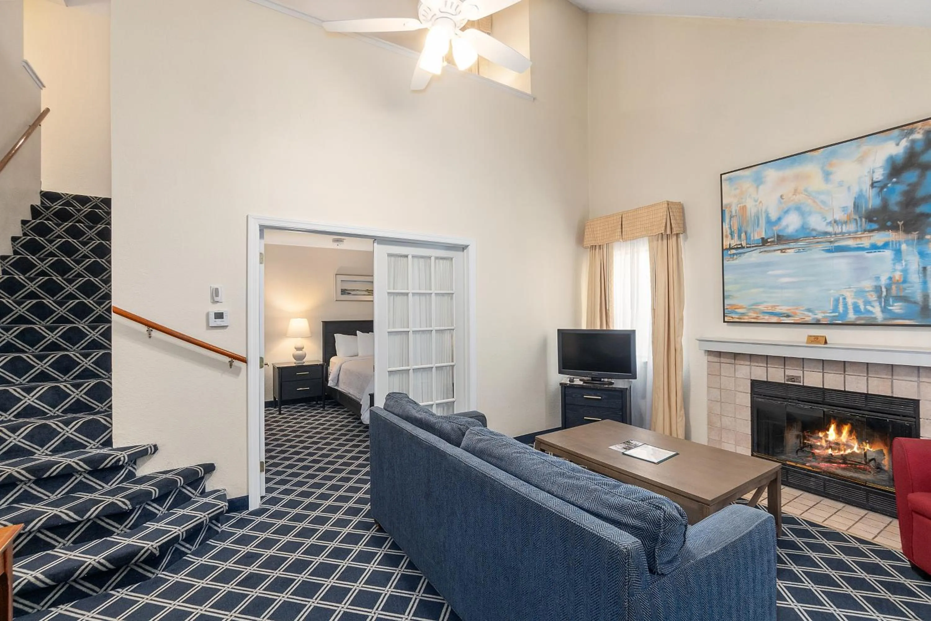 Living room in Residences at Daniel Webster