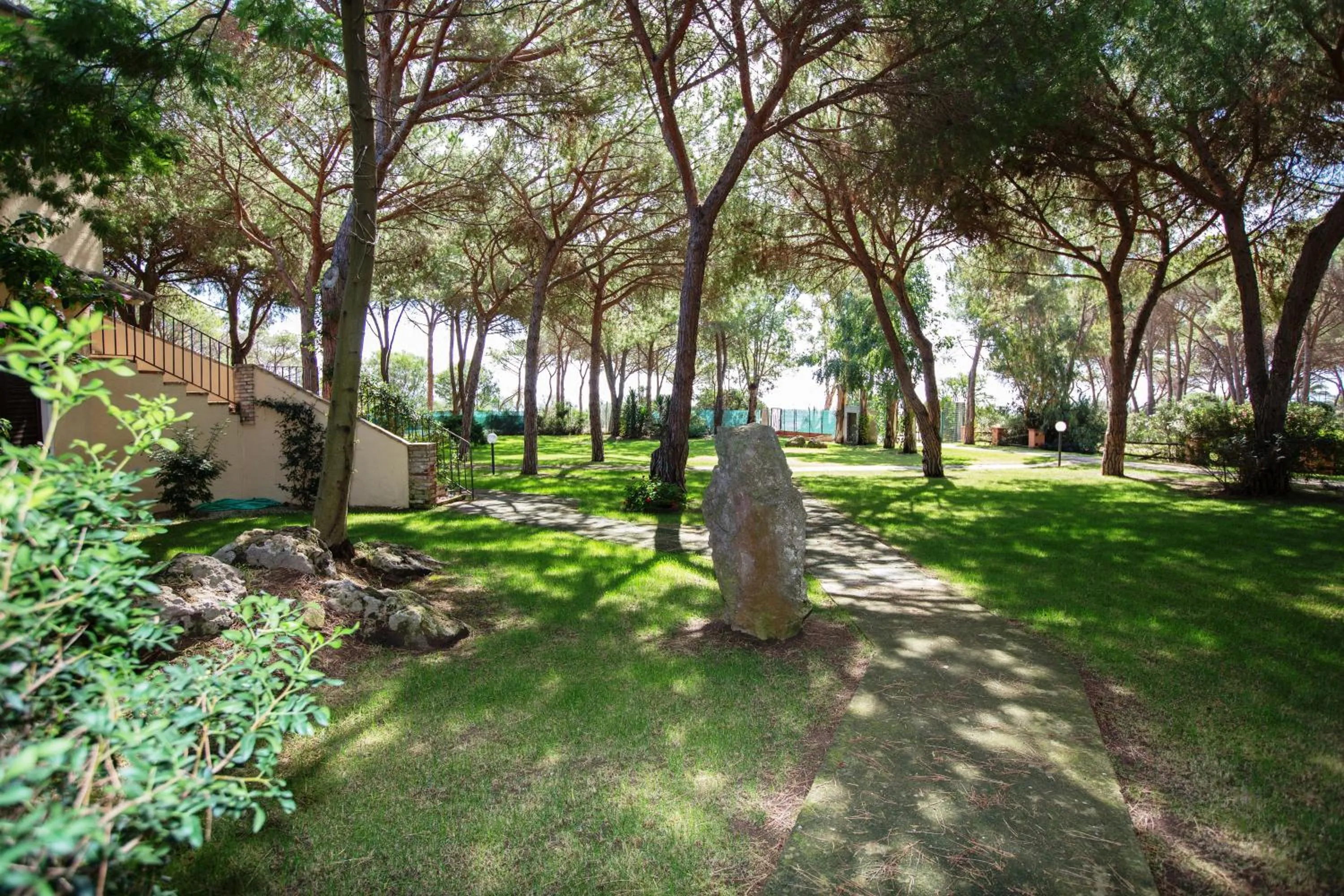 Garden view in Baia Delle Palme Beach